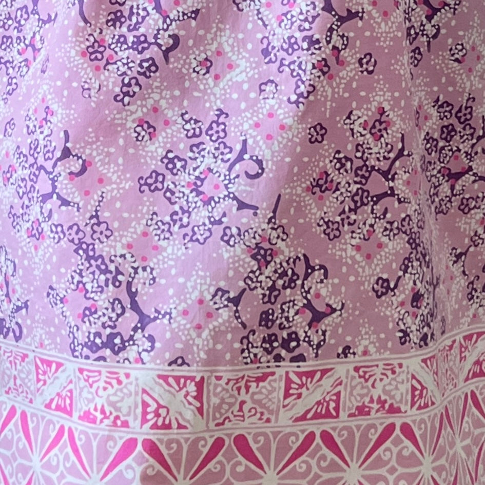 Gathered Waist Midi Dress - S