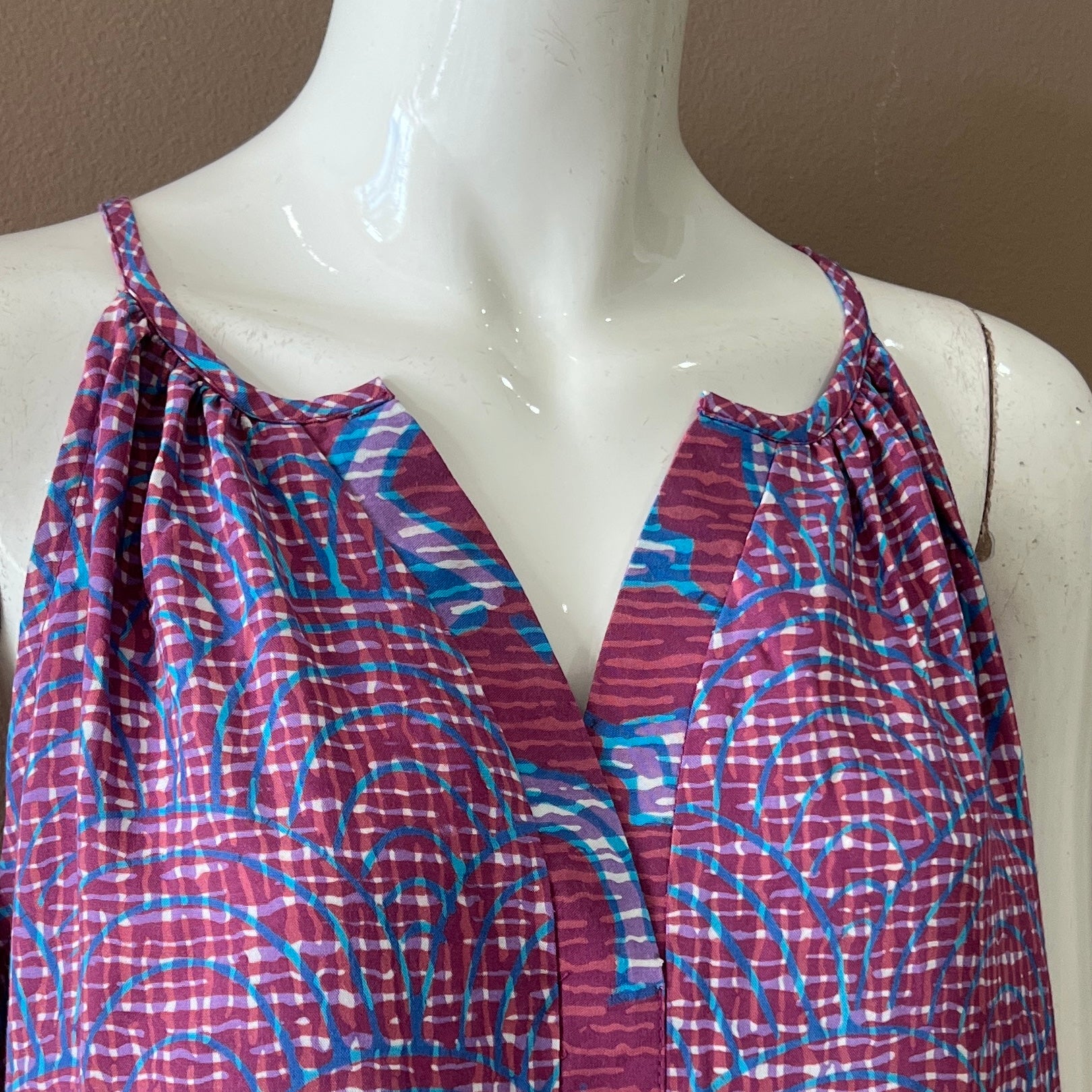Summer Resort Maxi Dress - L