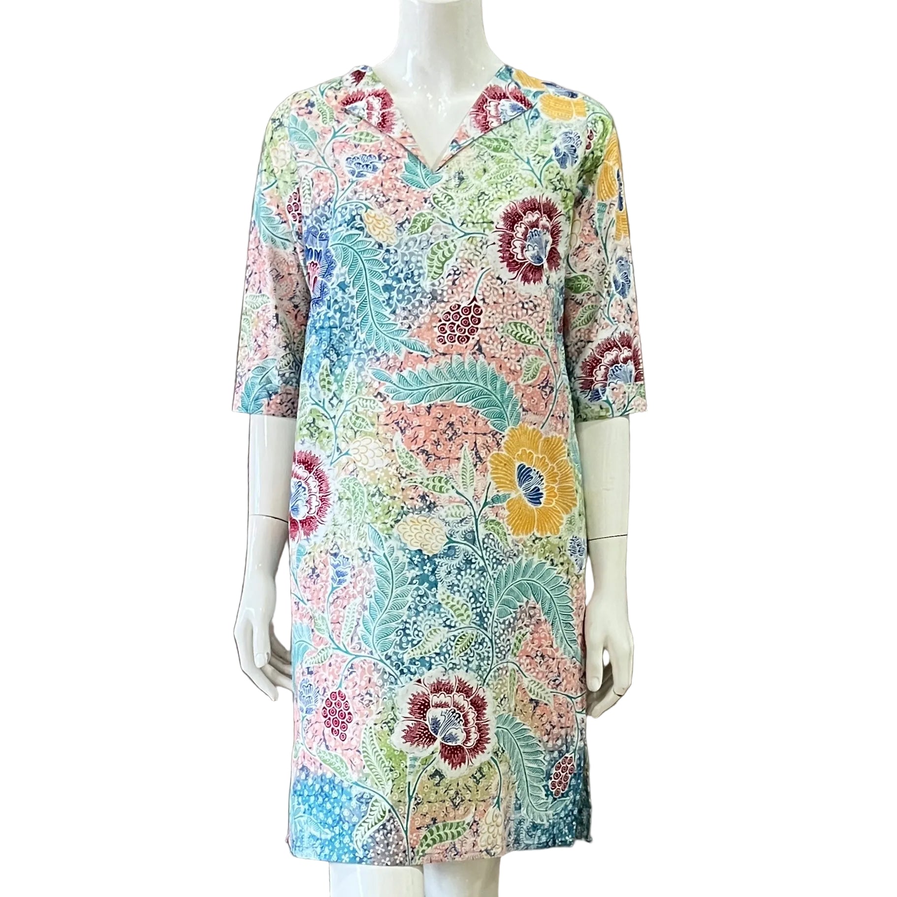 V Neck dress w/ collar - XS