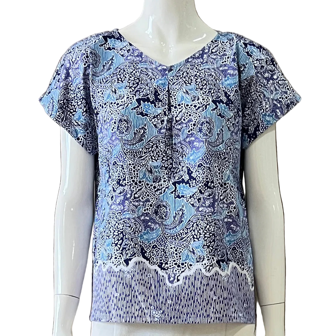 V Neck Tuck Top - S