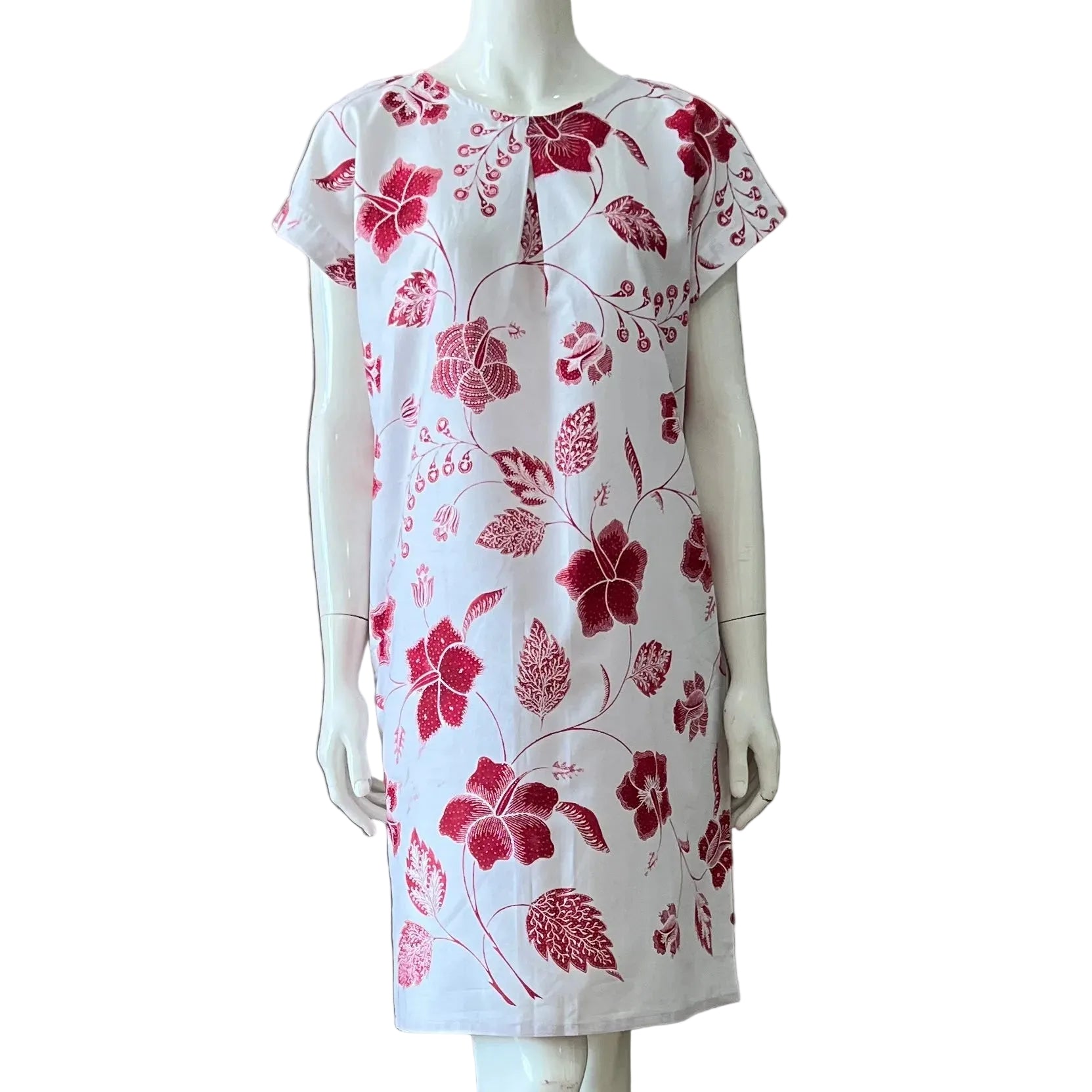 V Neck Tuck Dress - XS