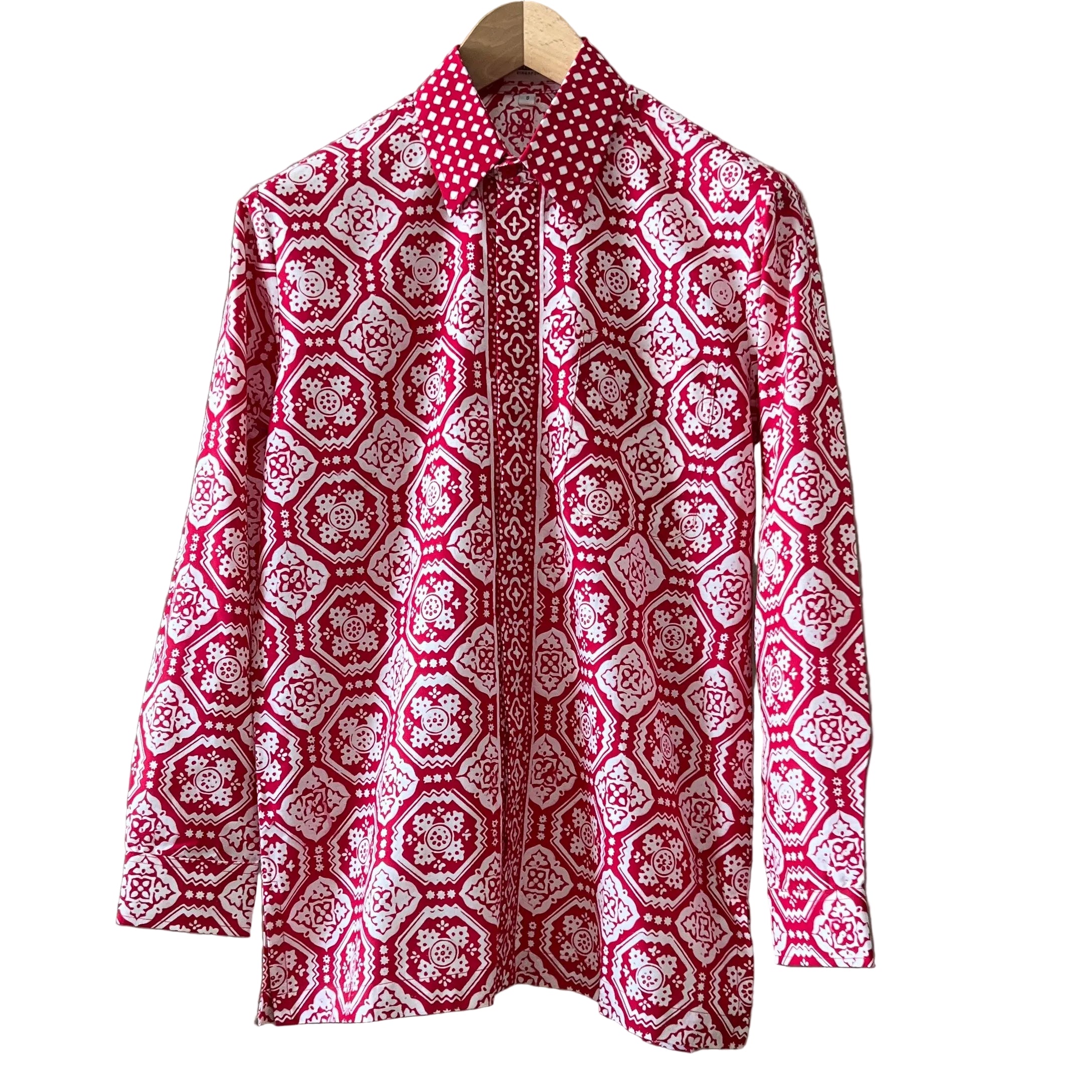 Regular Batik Men's Long Sleeve Shirt