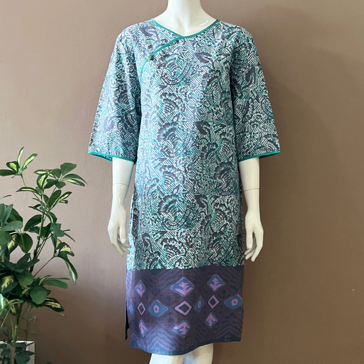 CNY 3/4 Sleeve Dress - XL
