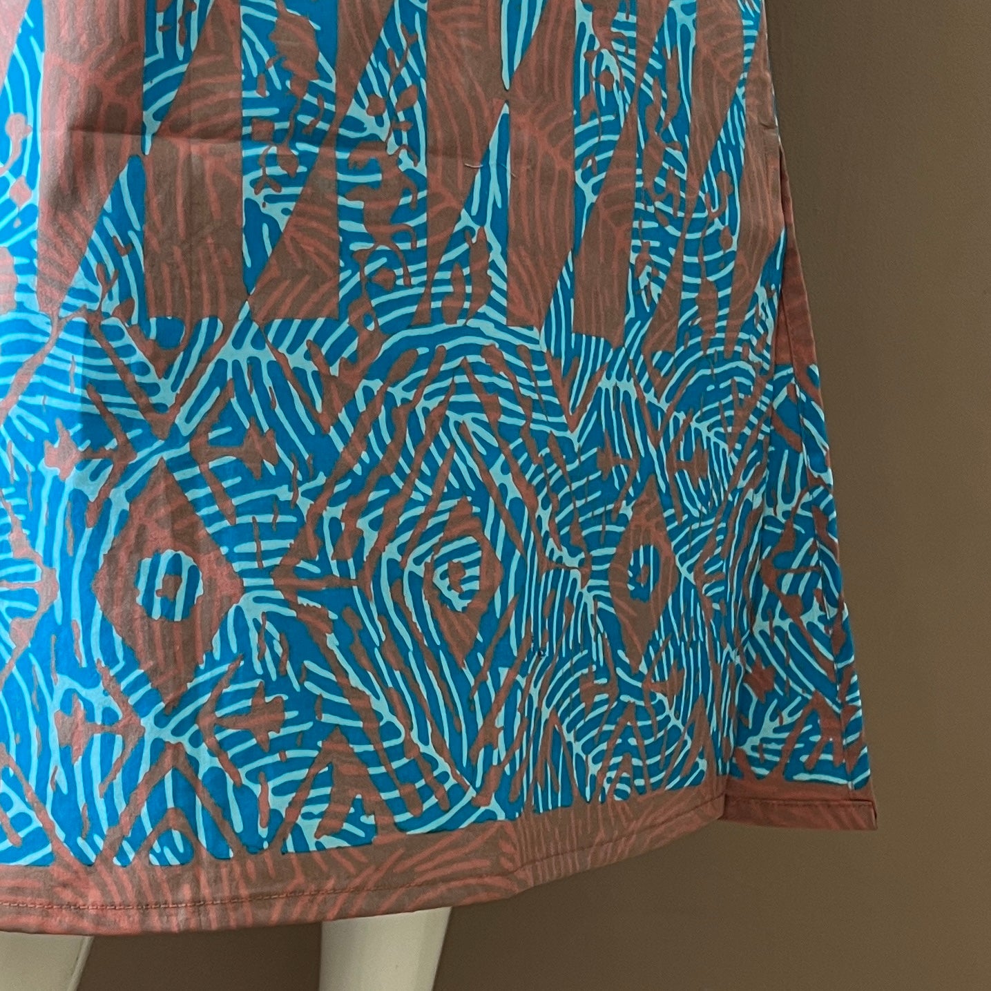 Ruffle Neck Maxi Dress XS