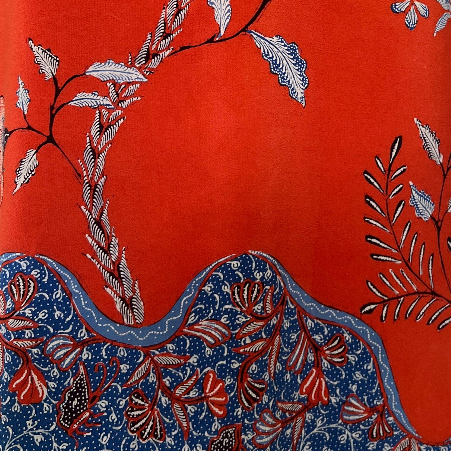 Batik Tulis Cheongsam Relax Dress - S