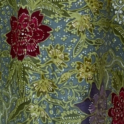 Batik Tulis Nyonya Cheongsam Dress - XL