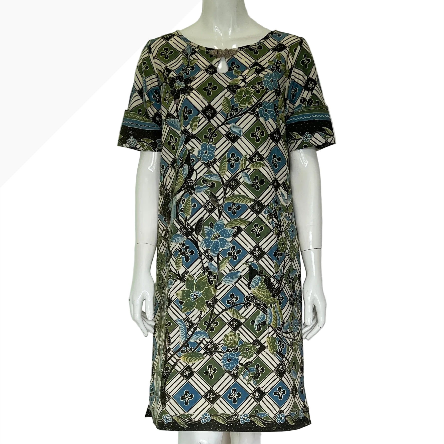 Batik Tulis Flip Sleeve Dress - S
