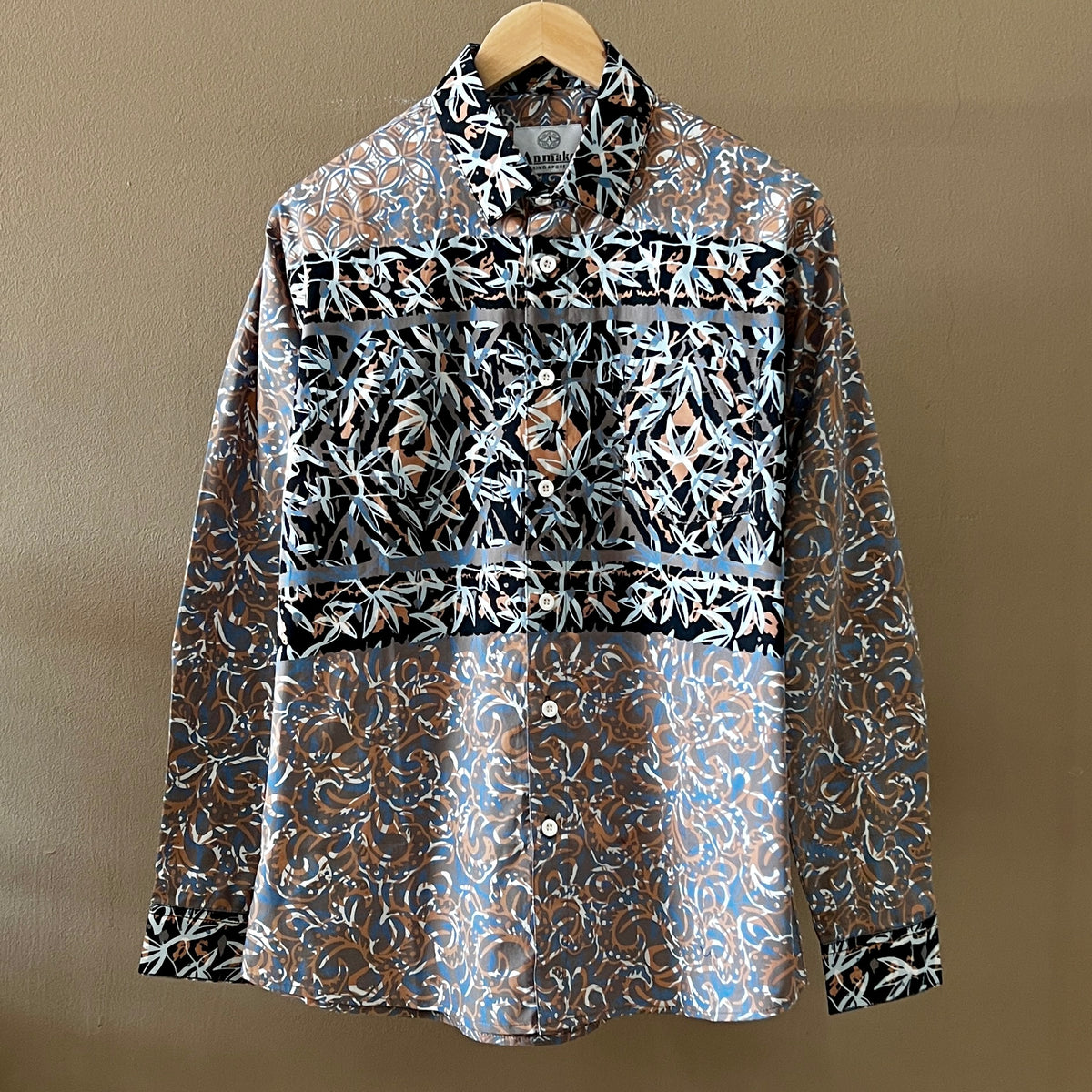 Batik Men's Long Sleeve Shirt - L