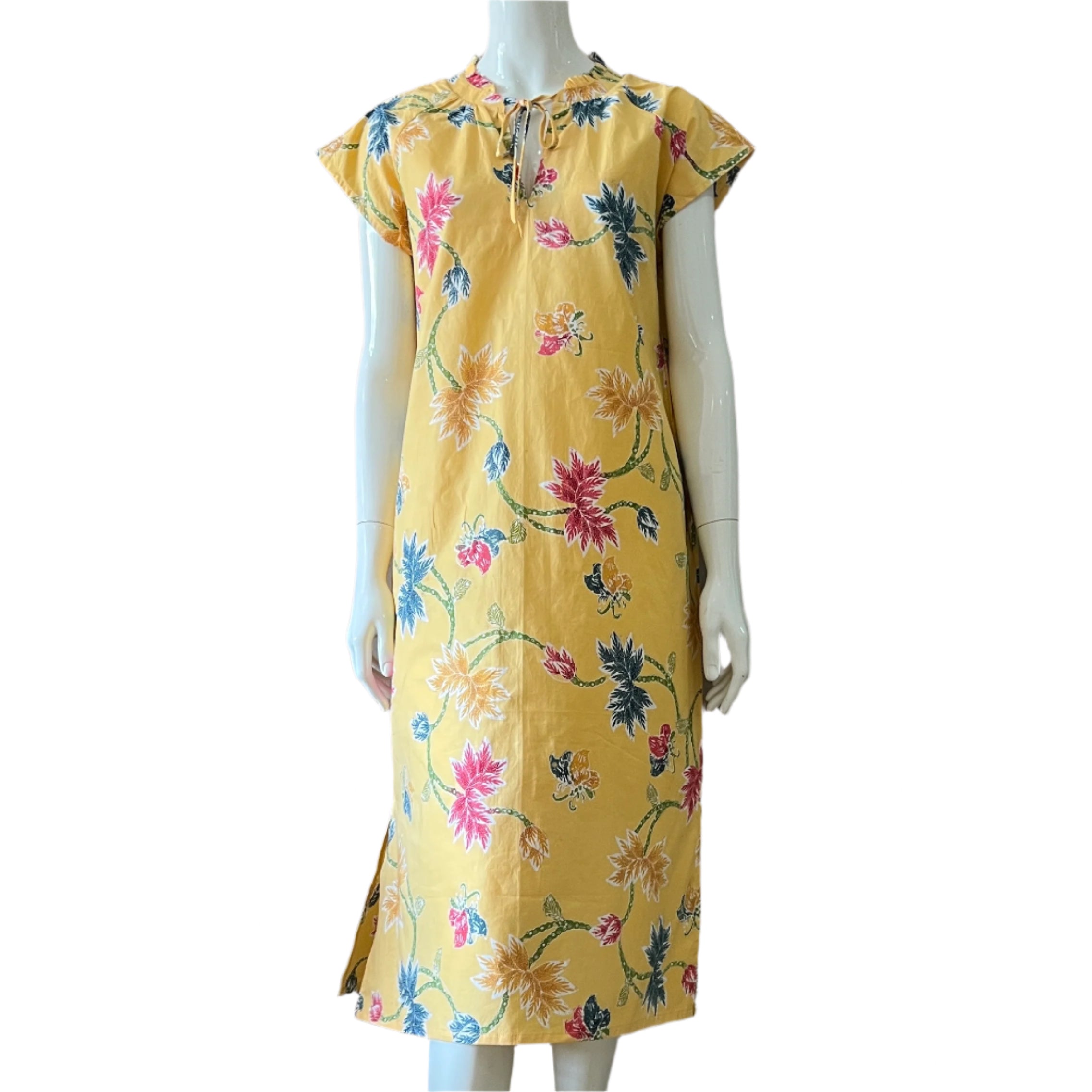 Pintuck Pleated Midi Dress - S
