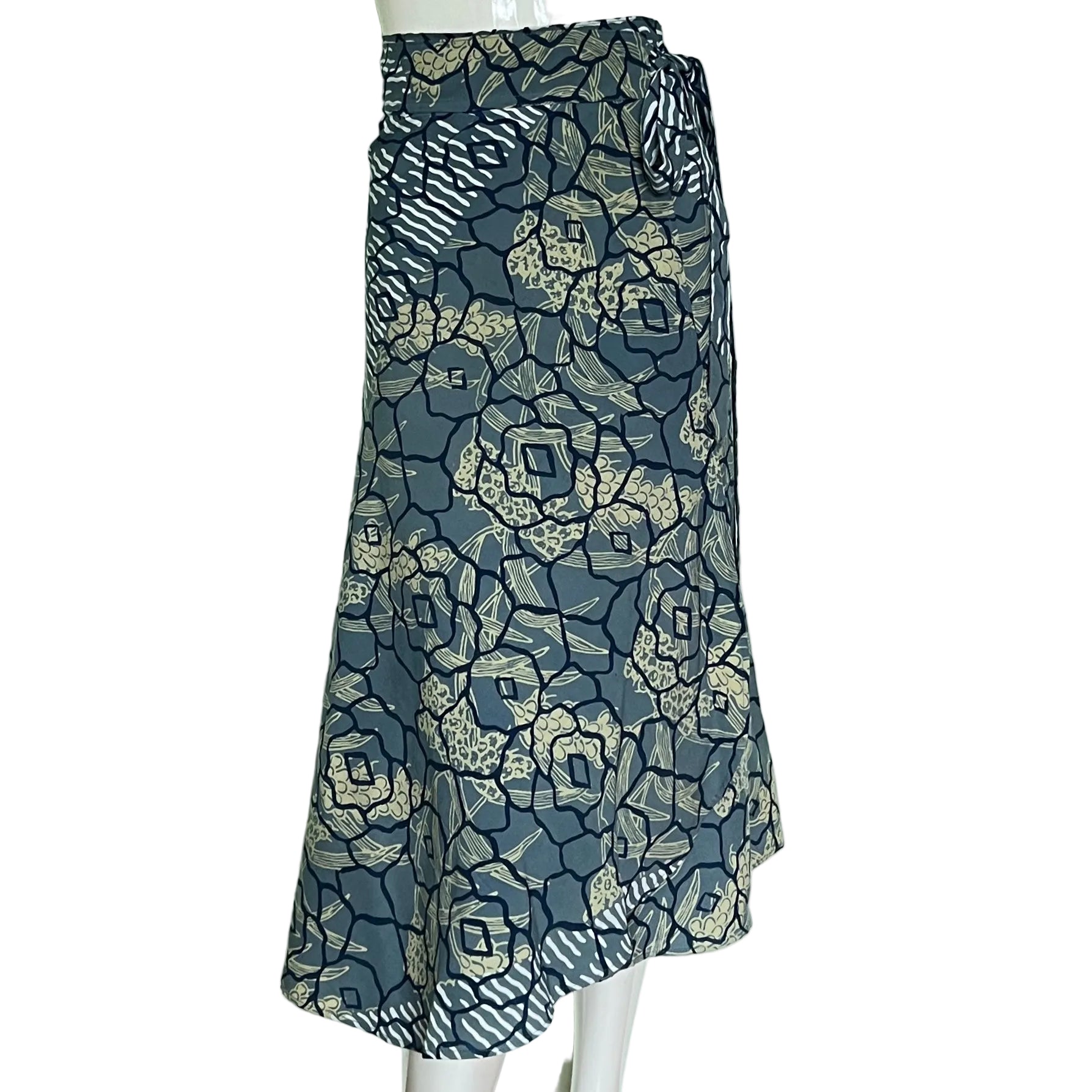 Wrap Midi Skirt