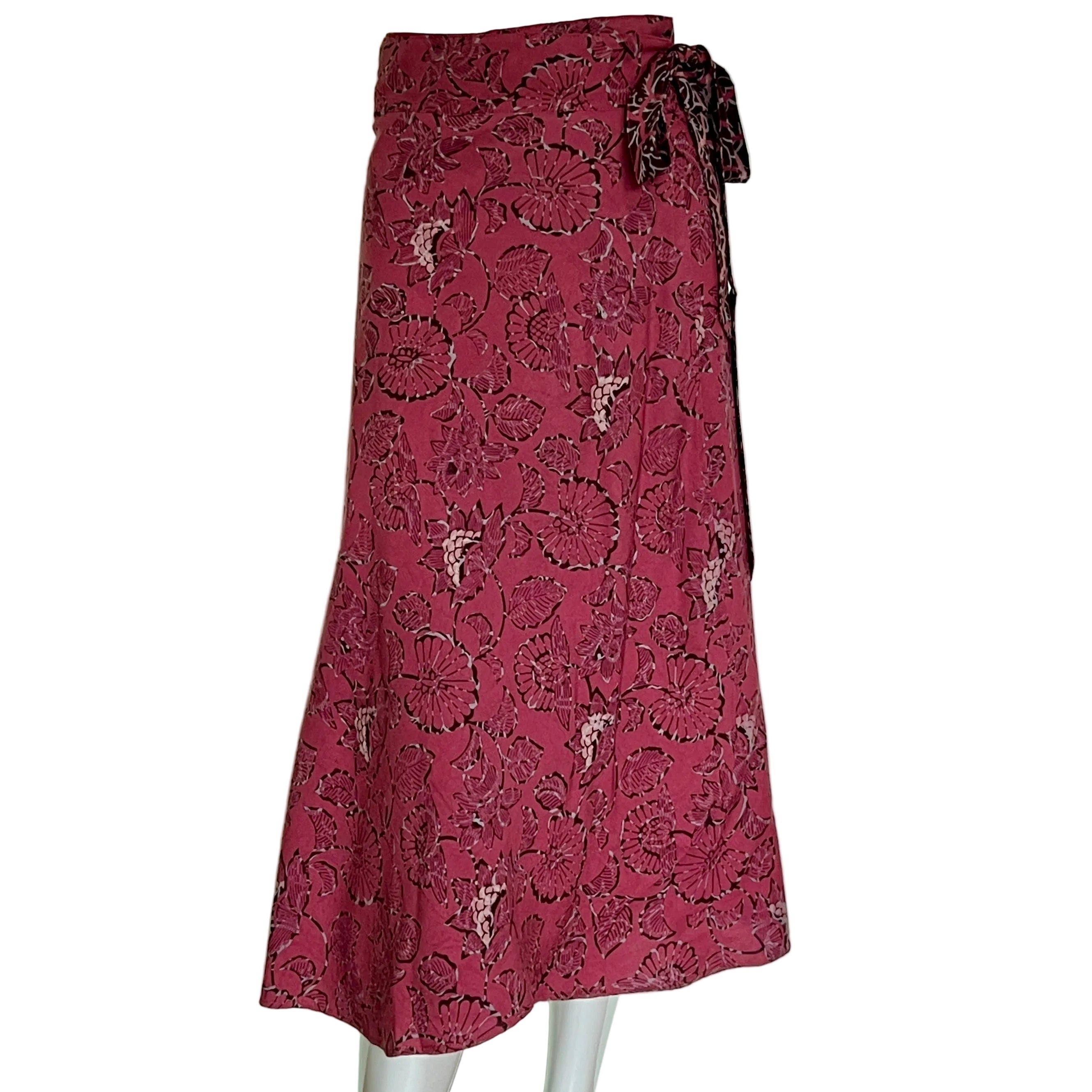 Wrap Midi Skirt