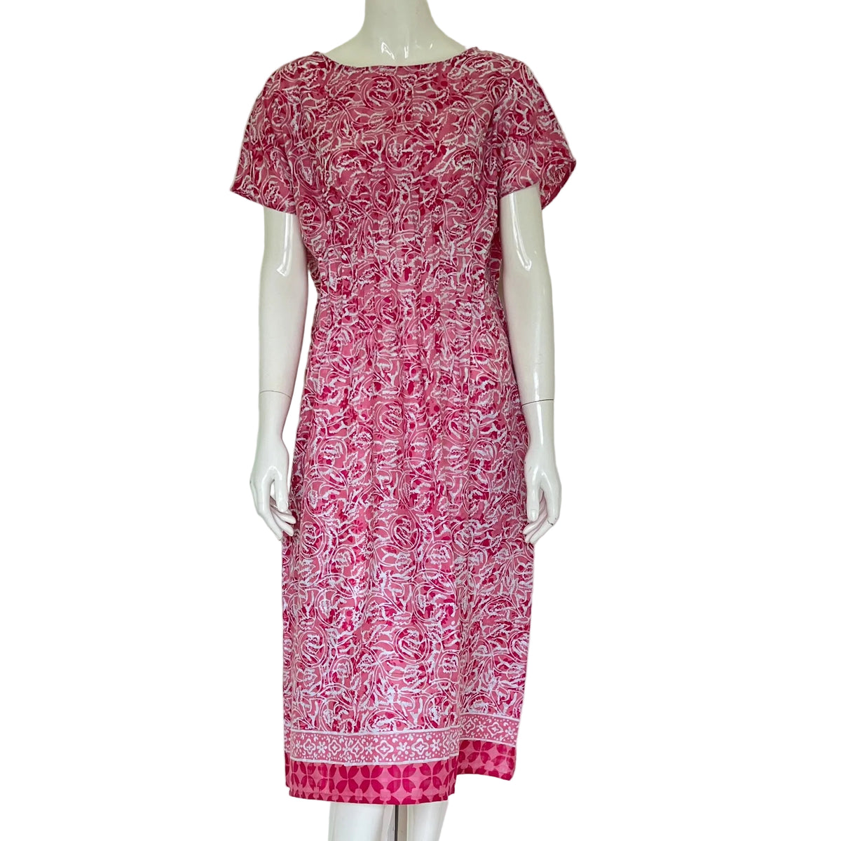 Tuck Waist Dress - L