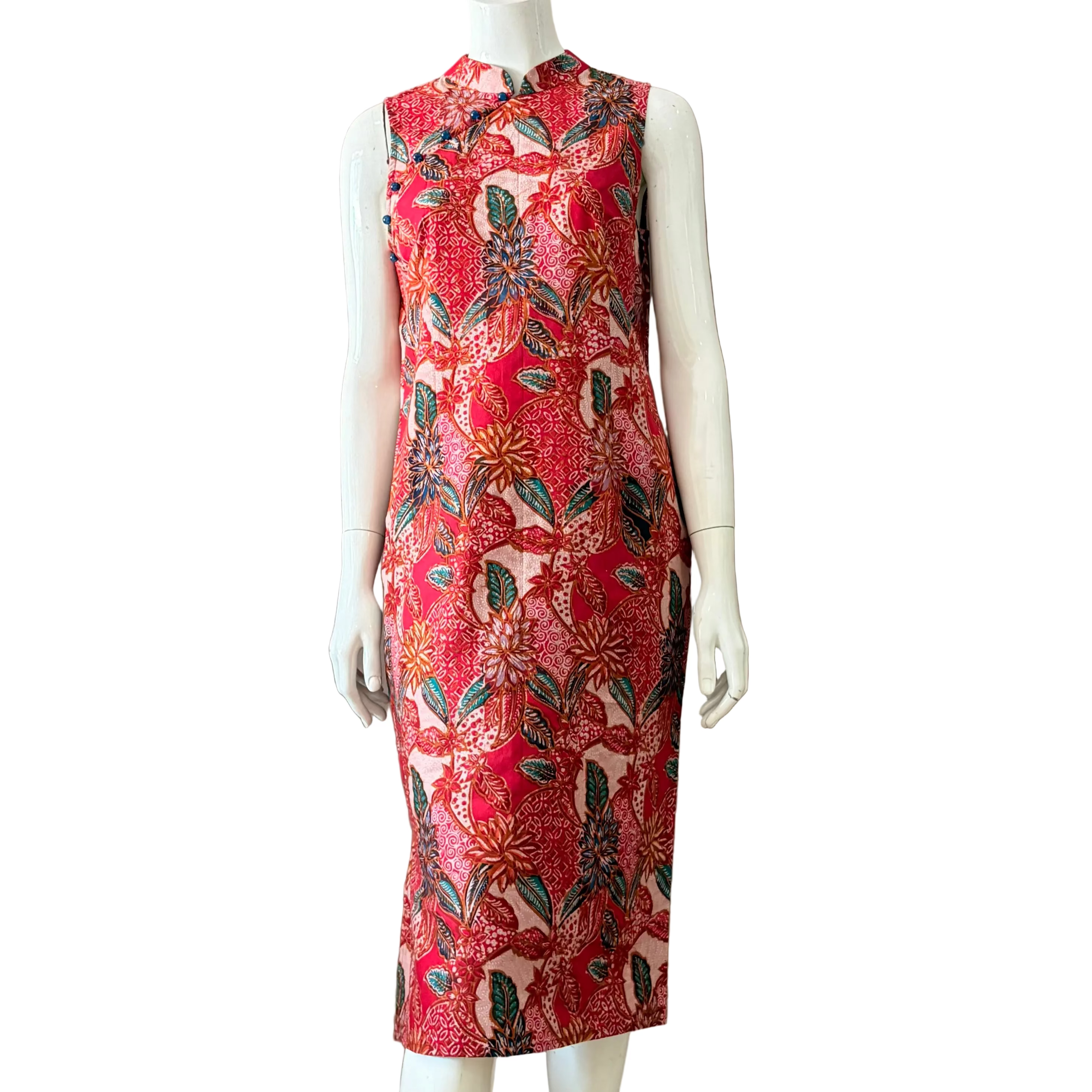 Classic Cheongsam Maxi Dress