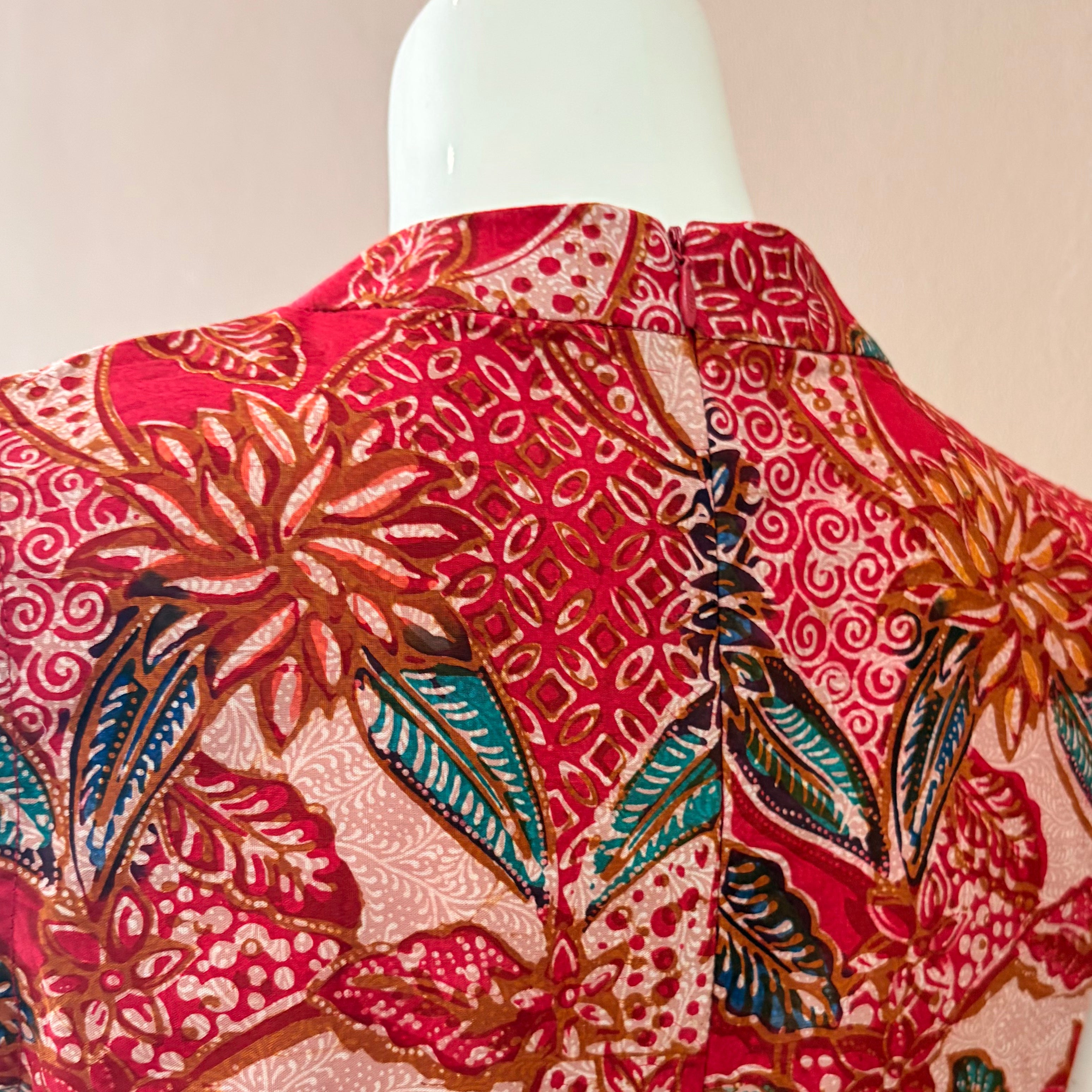 Classic Cheongsam Maxi Dress