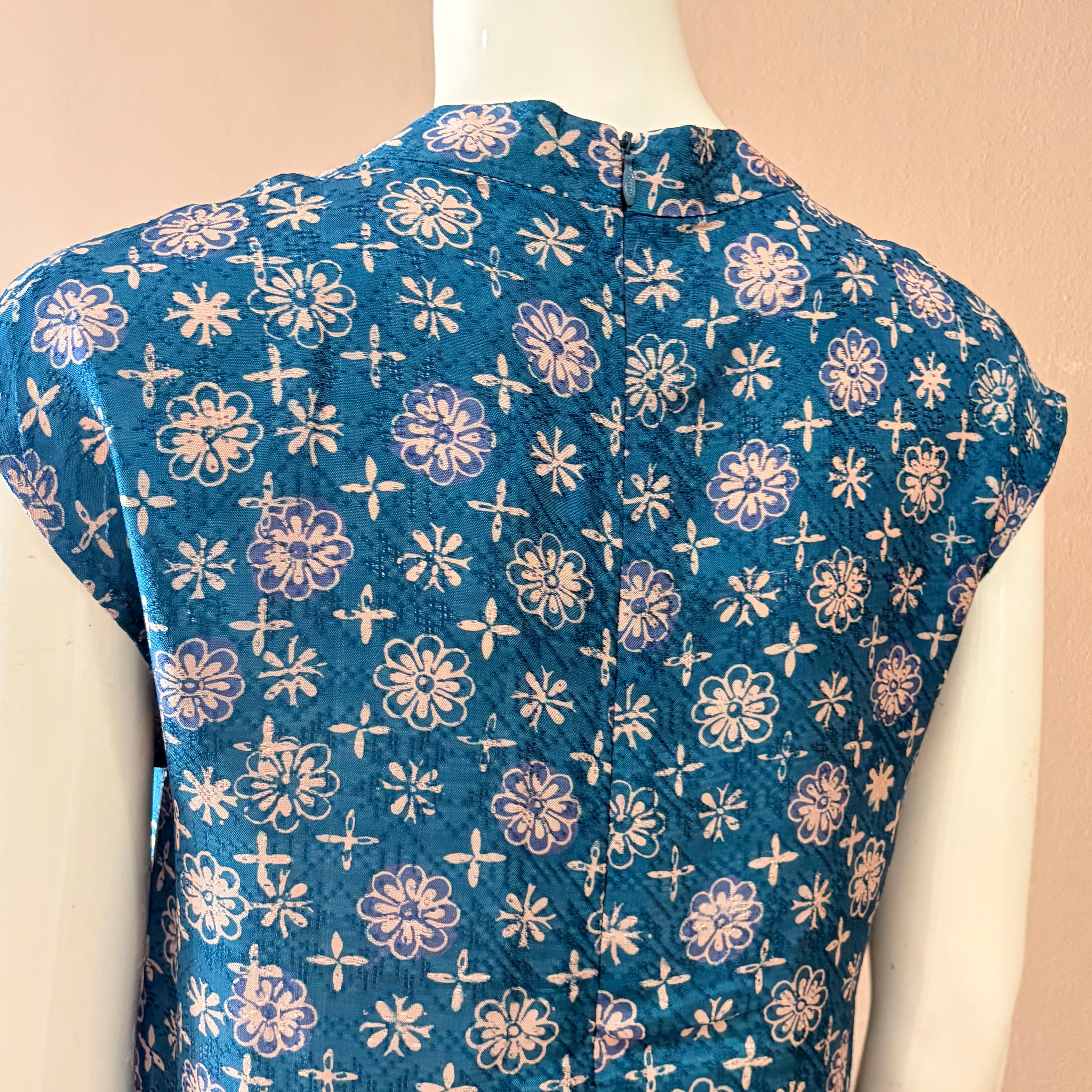 Cheongsam Flare Midi Dress - XS