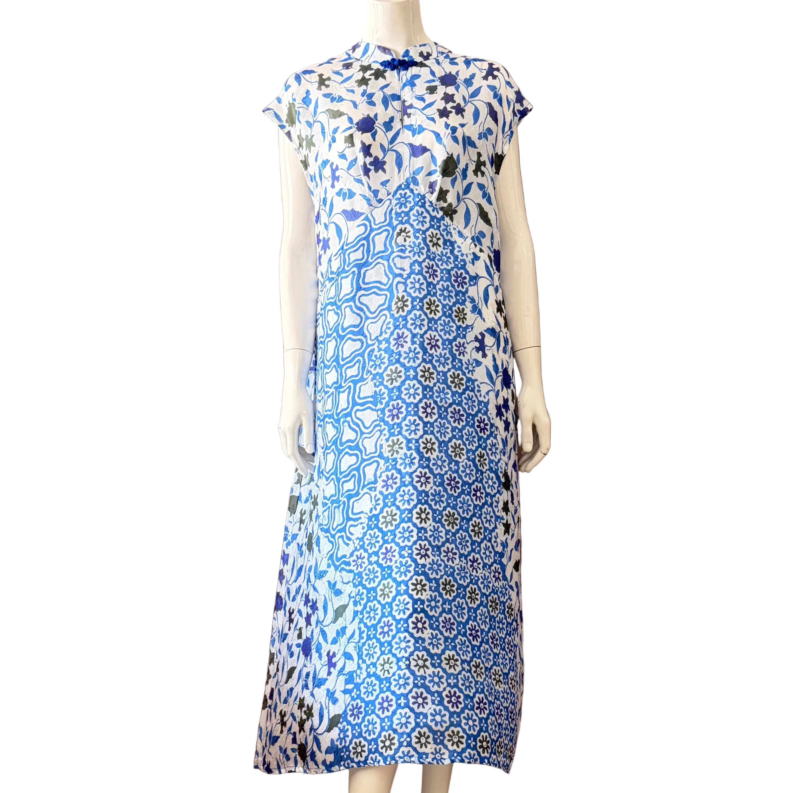 Cheongsam Flare Midi Dress - XL