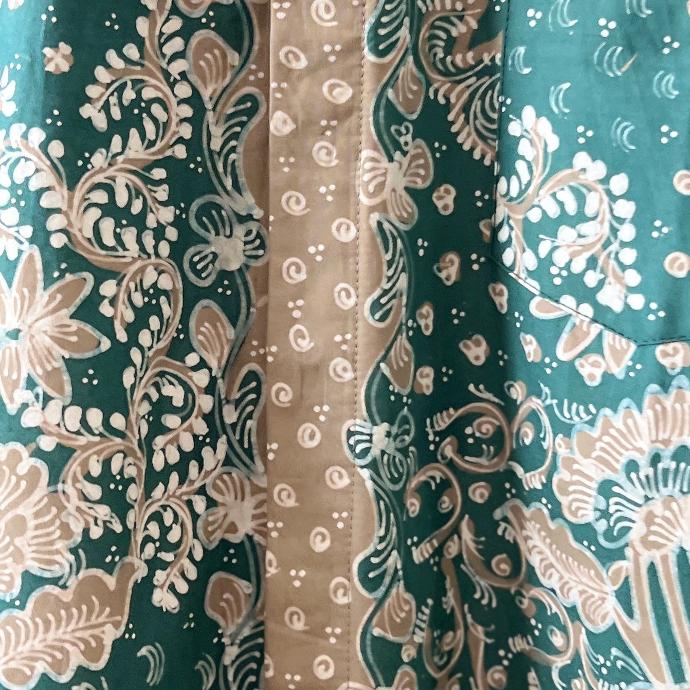 Premium Batik Tulis Men's Select Long Sleeve Shirt - S
