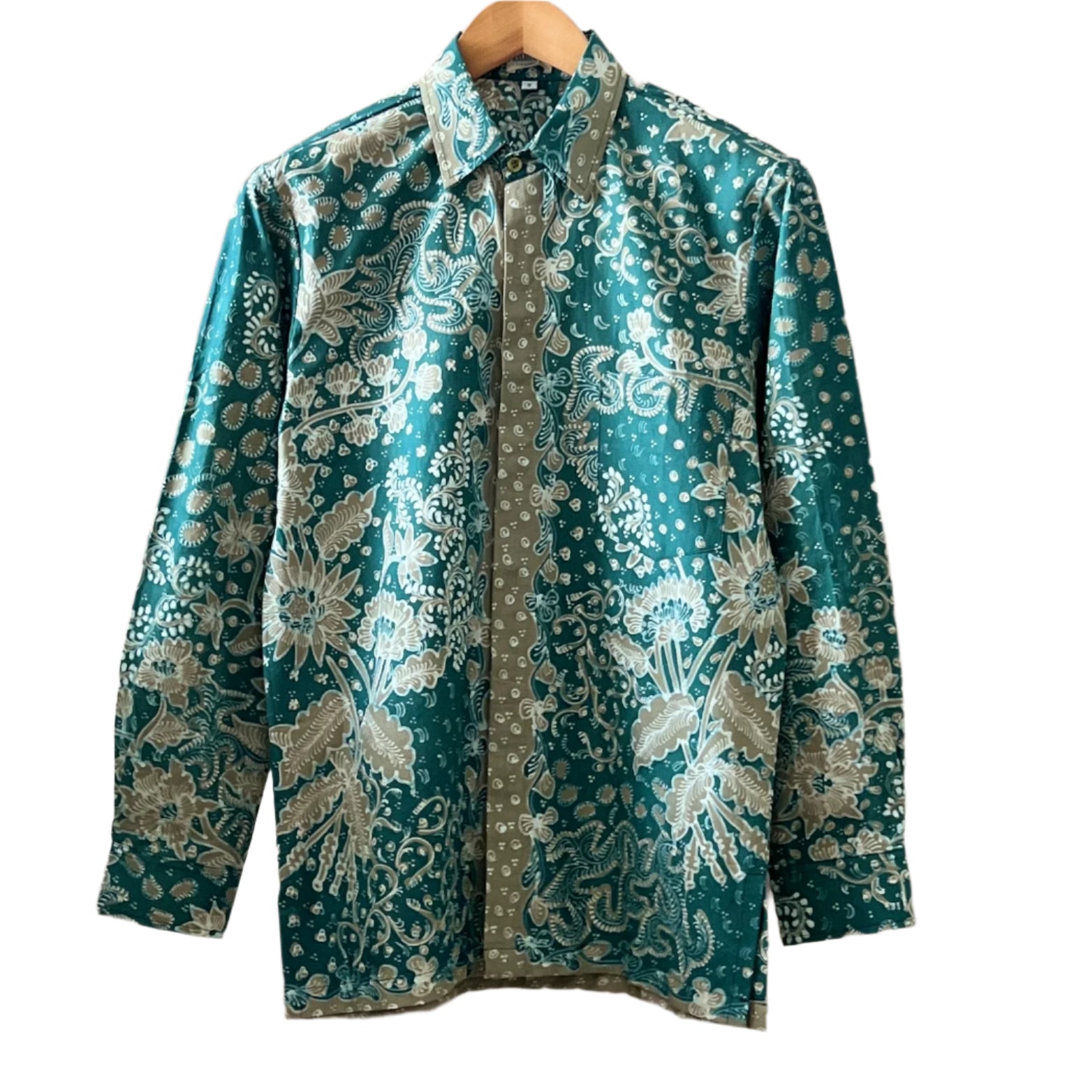 Premium Batik Tulis Men's Select Long Sleeve Shirt - S