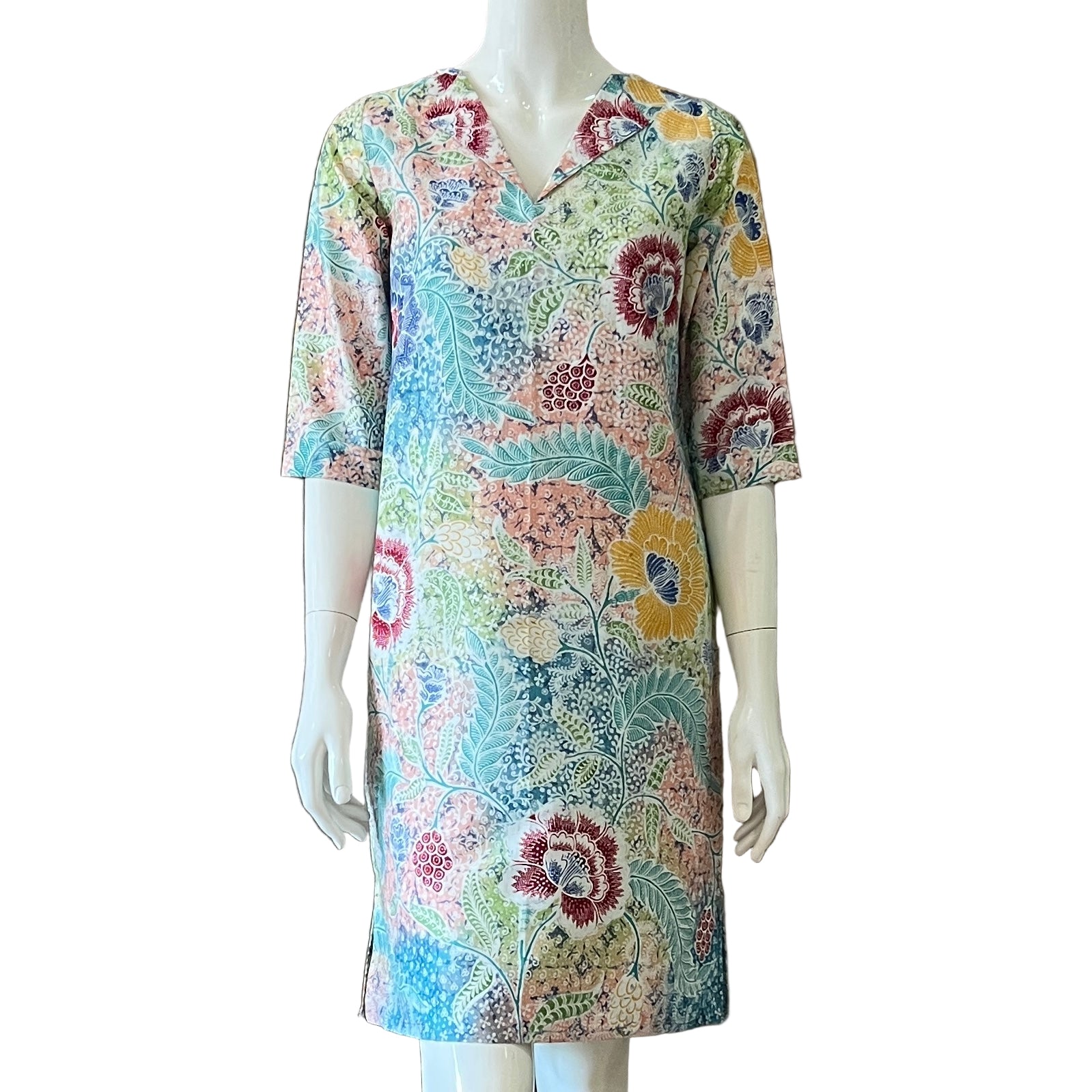 V Neck dress w/ collar - XS