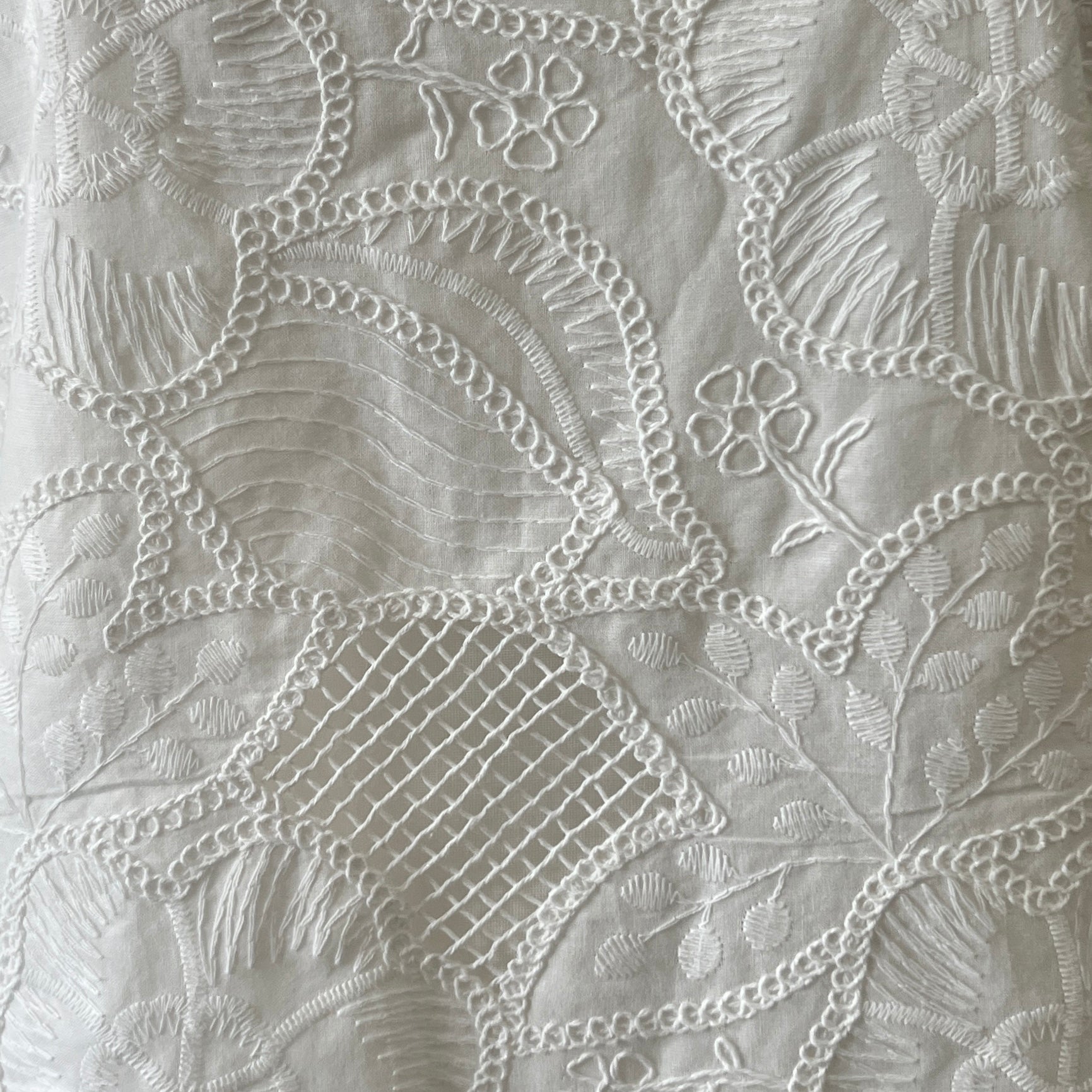 Eyelet Top - White