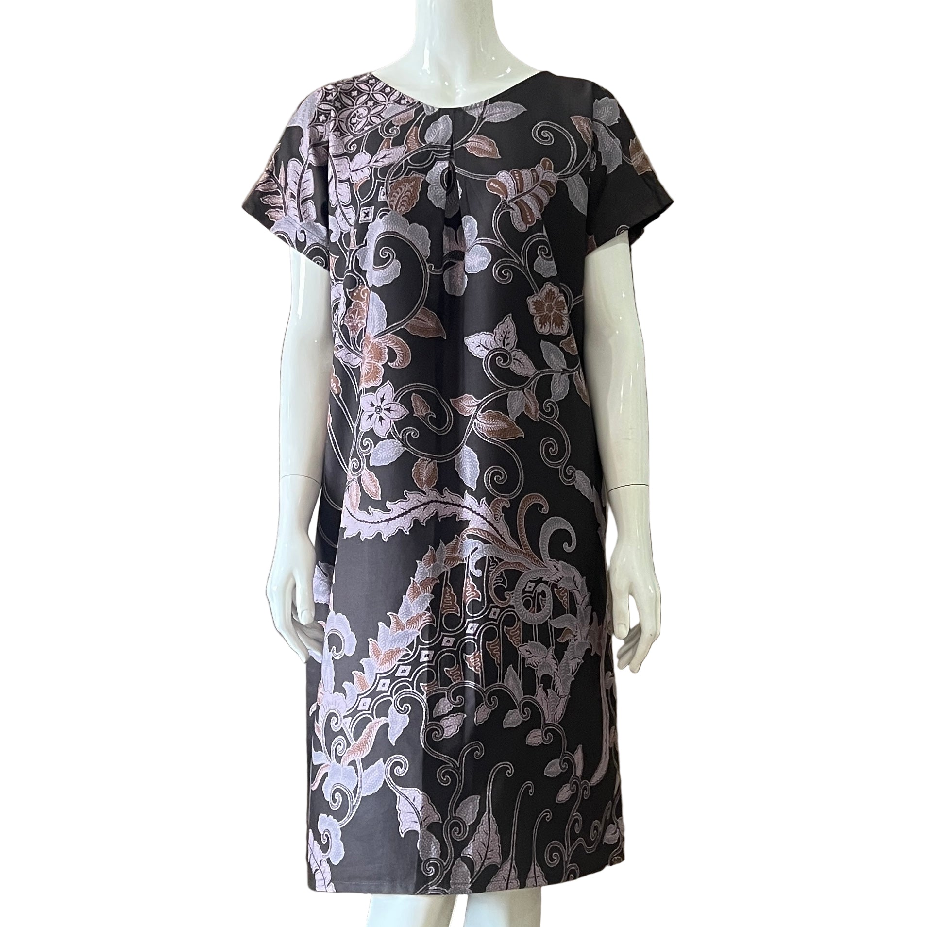 V Neck Tuck Dress - XL