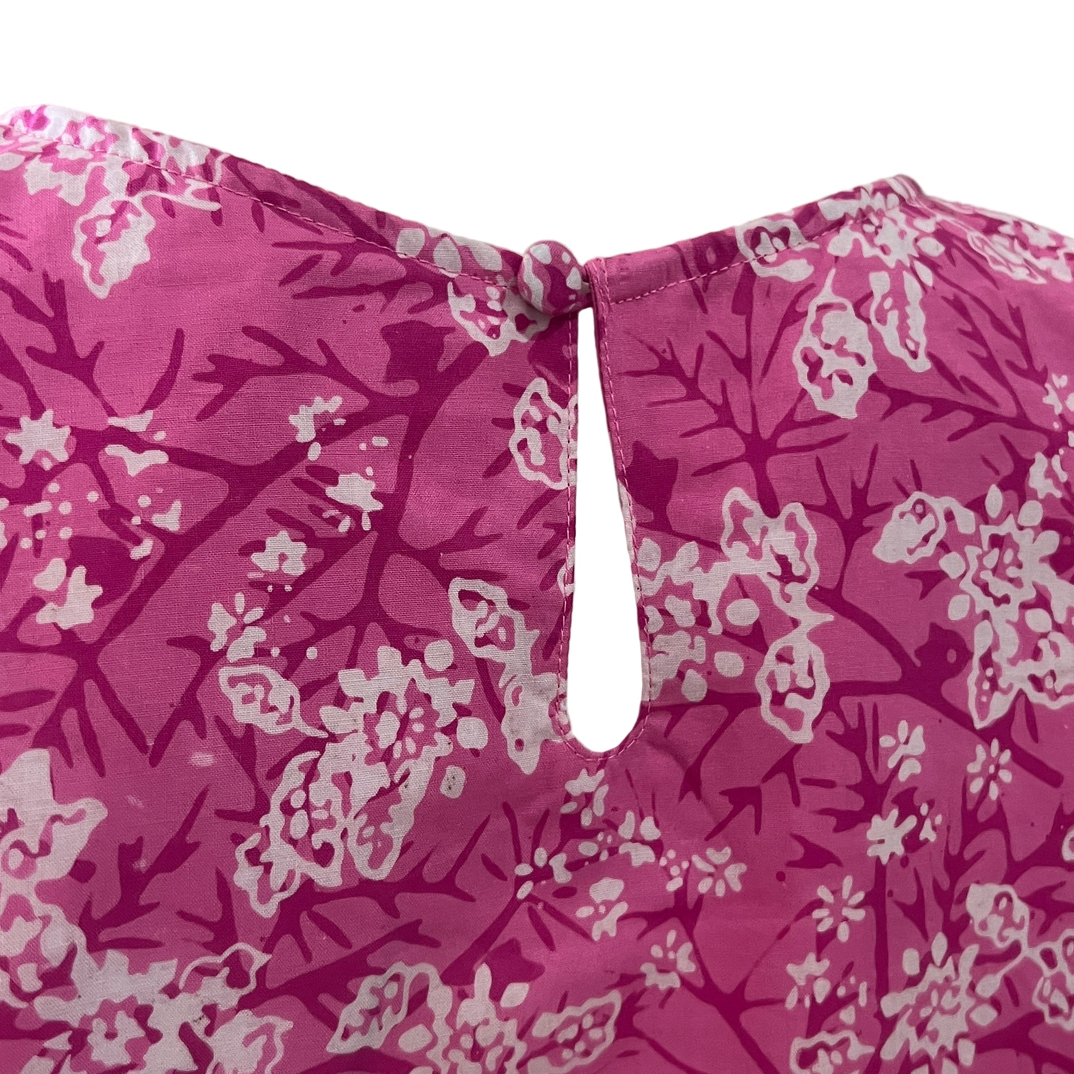 V Neck Tuck Dress - S