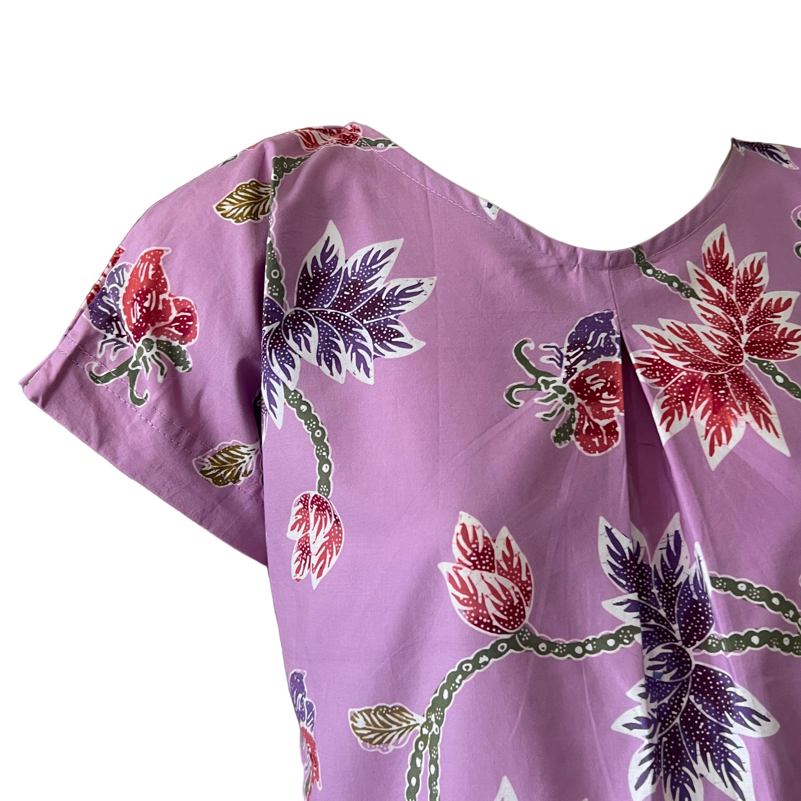 V Neck Tuck Dress - XS