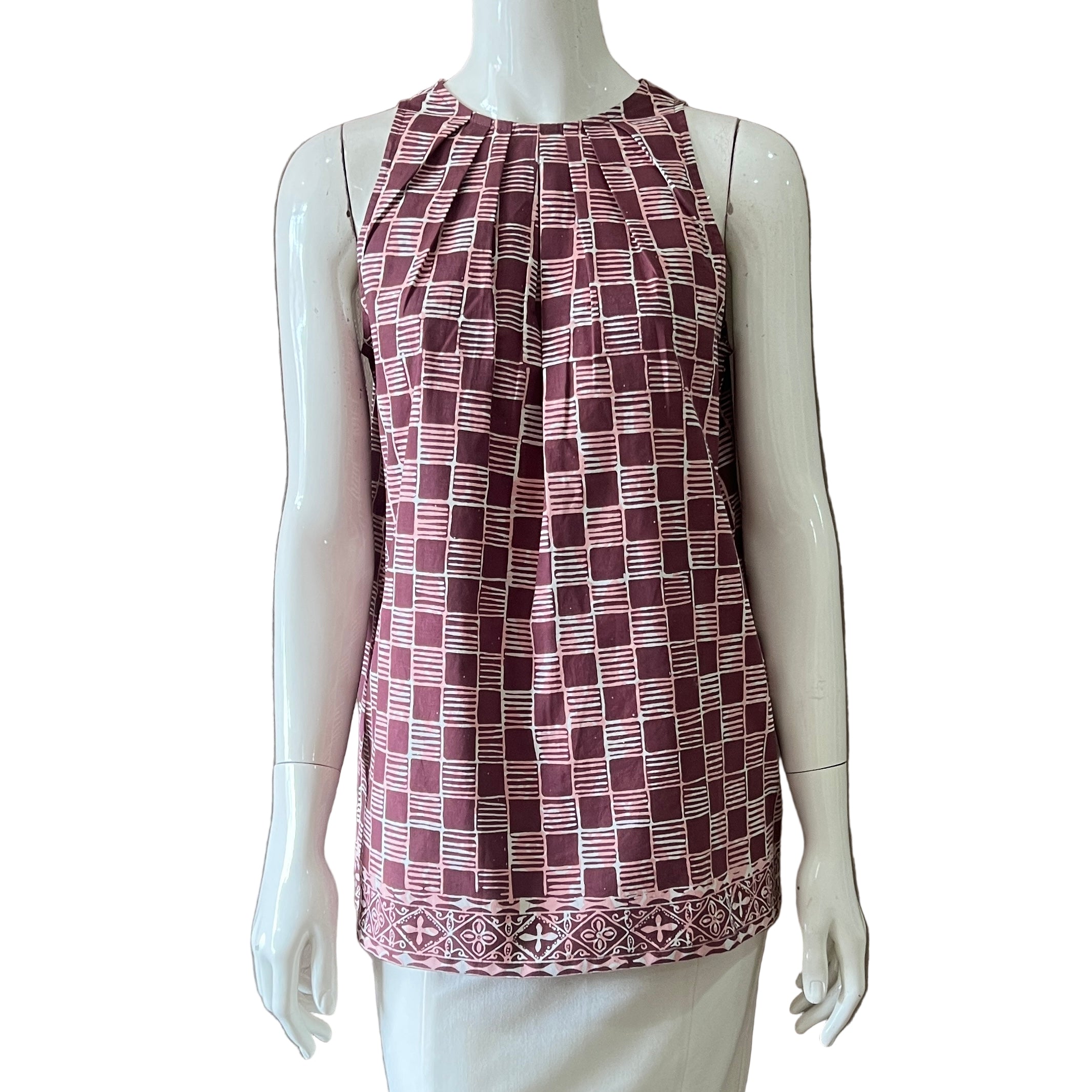 Ruffle Neck Tunic - XS