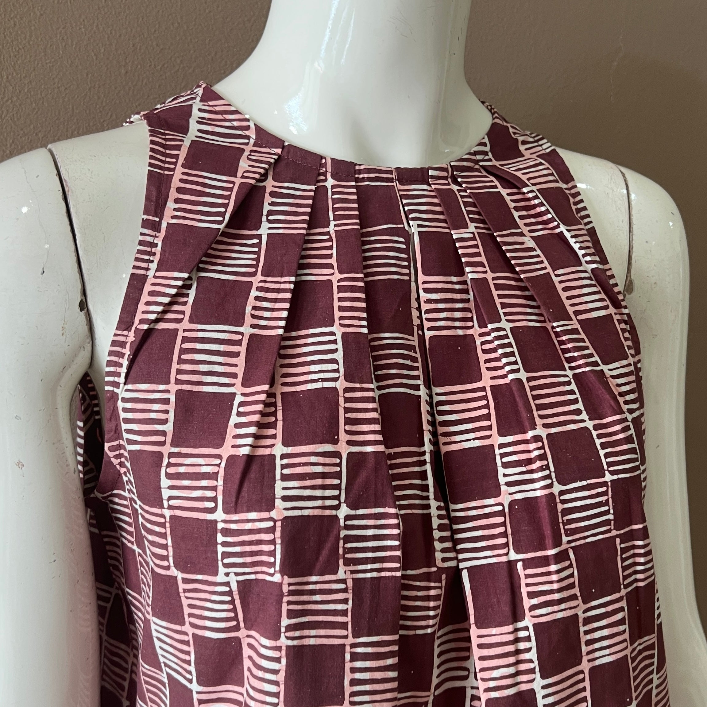 Ruffle Neck Tunic - XS
