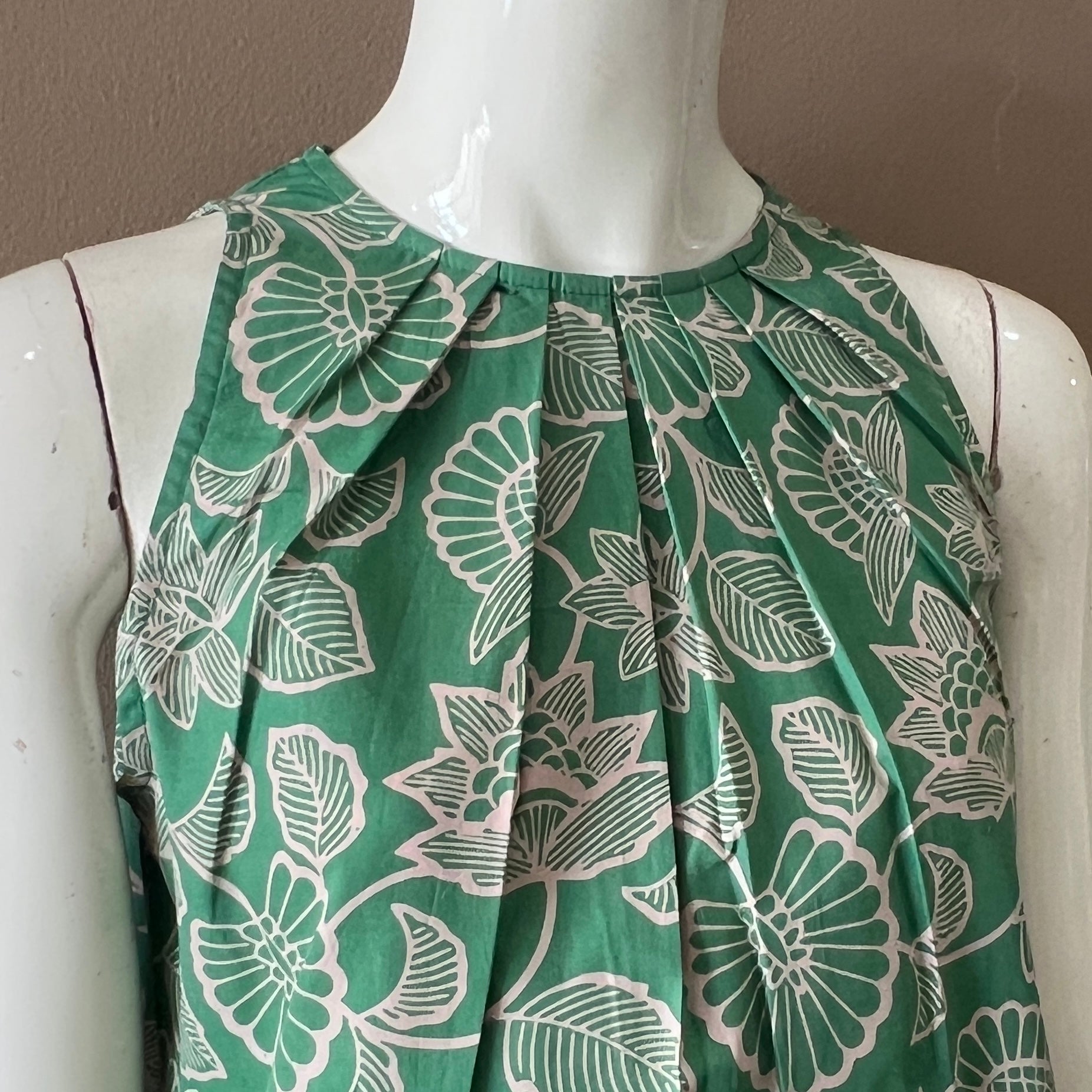 Ruffle Neck Tunic - XS