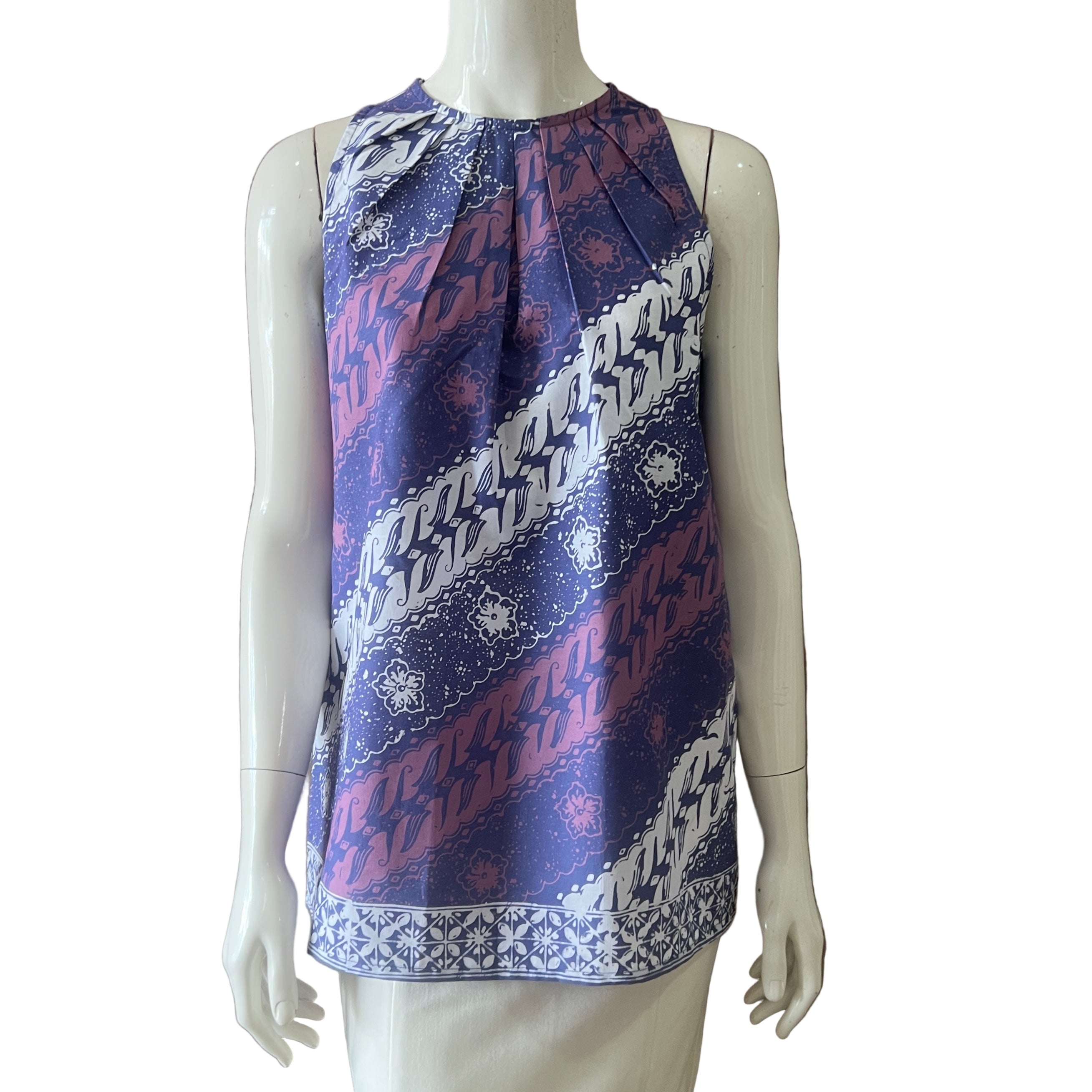 Ruffle Neck Tunic - S