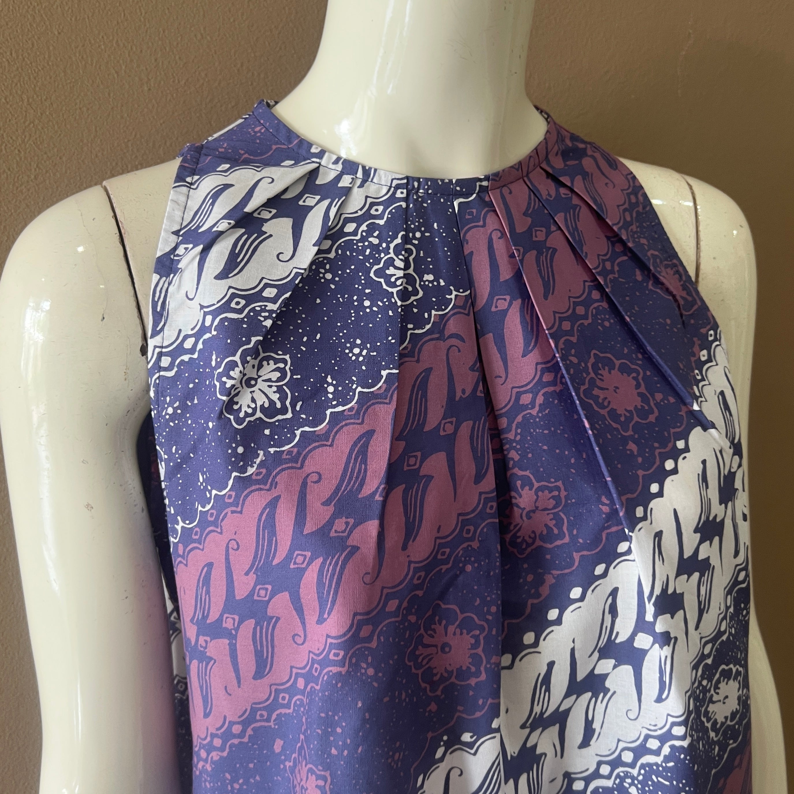 Ruffle Neck Tunic - S