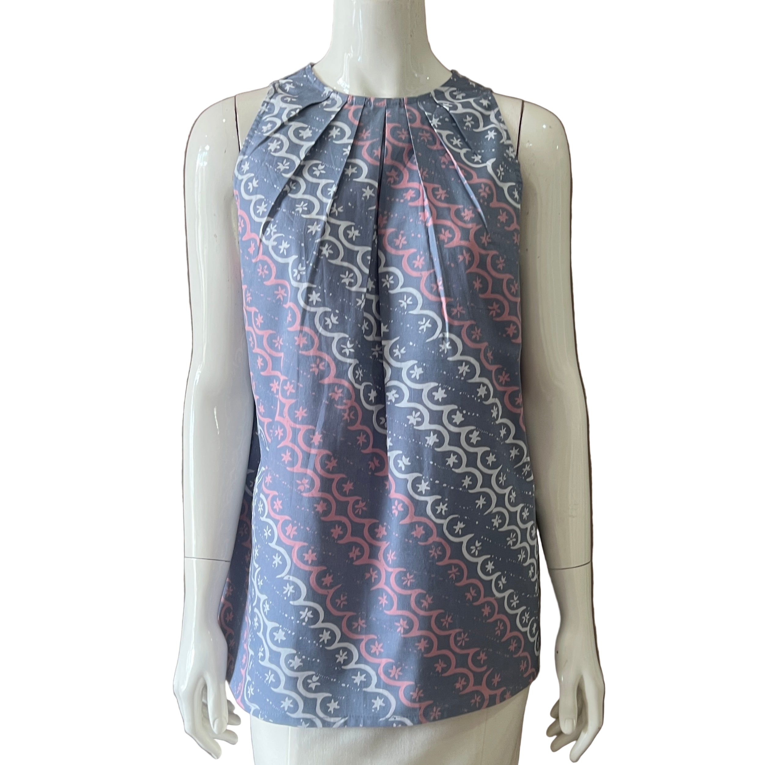 Ruffle Neck Tunic - M