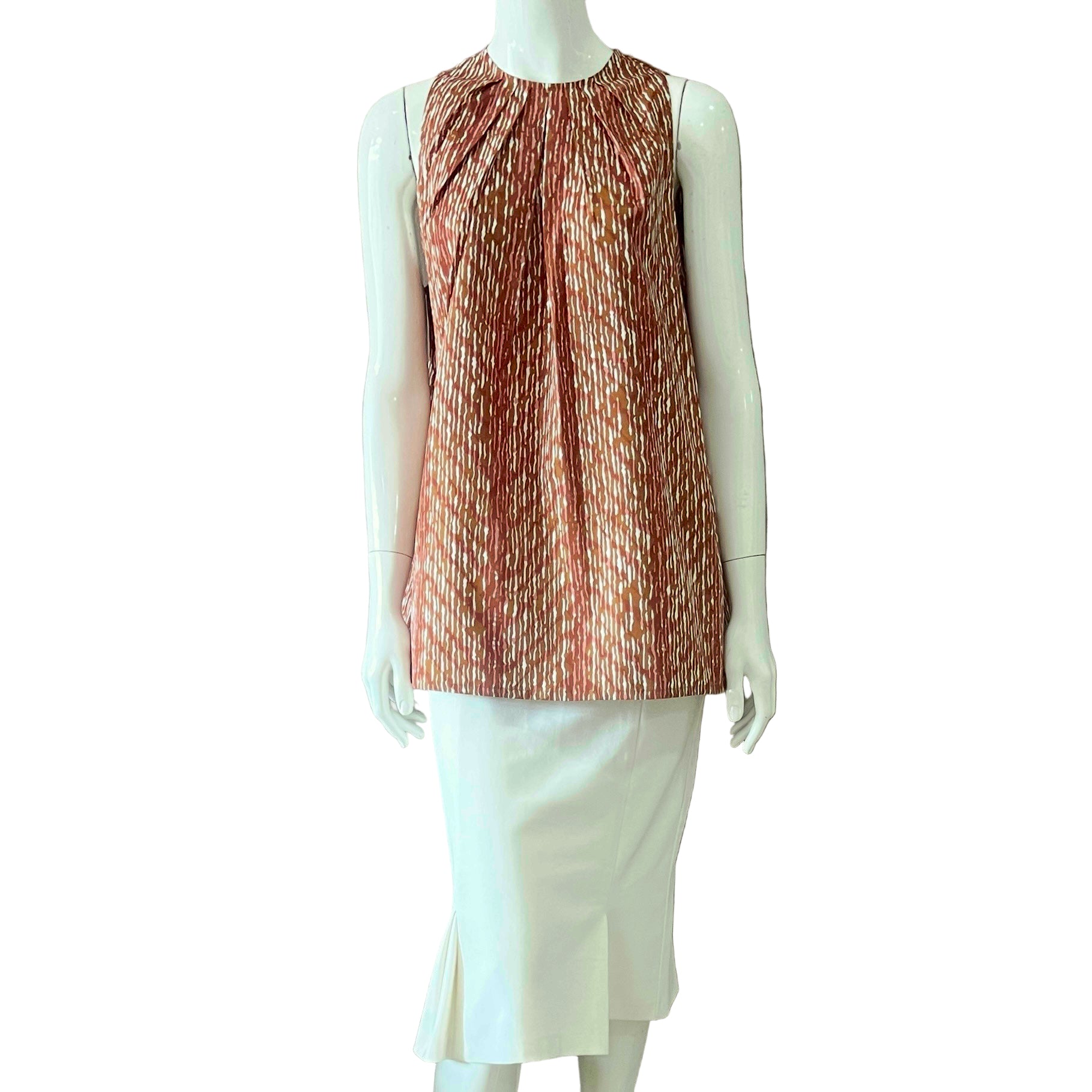 Ruffle Neck Tunic - XL