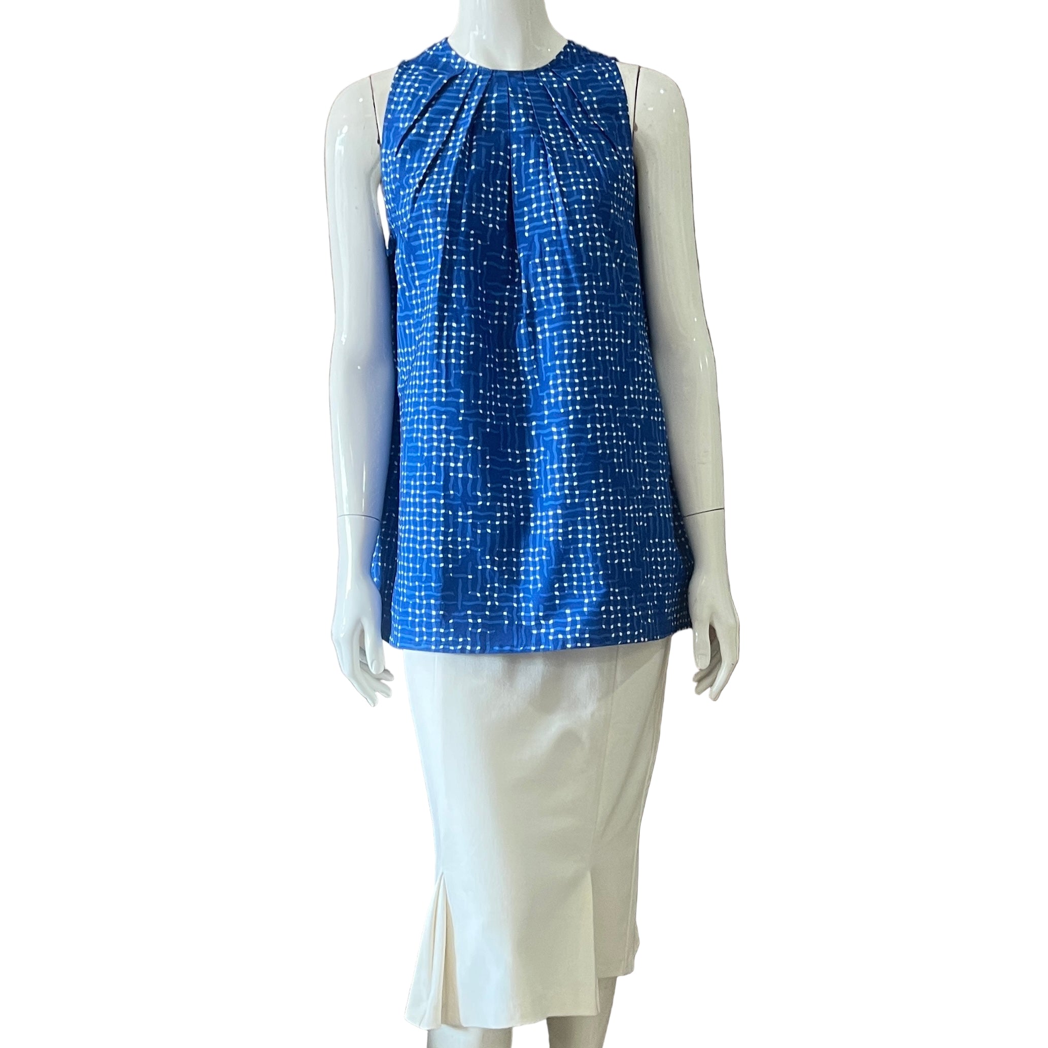 Ruffle Neck Tunic - XL
