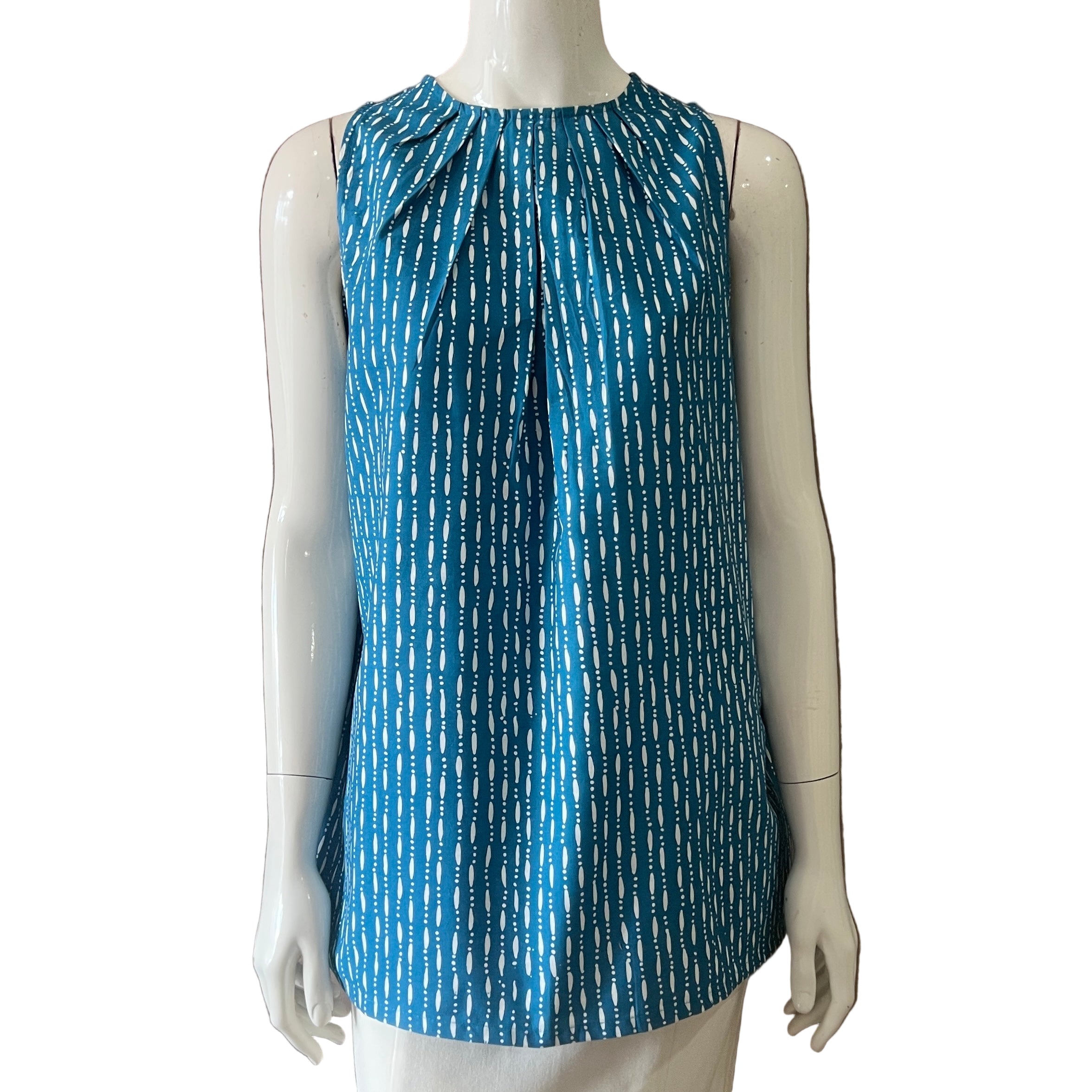 Ruffle Neck Tunic - L