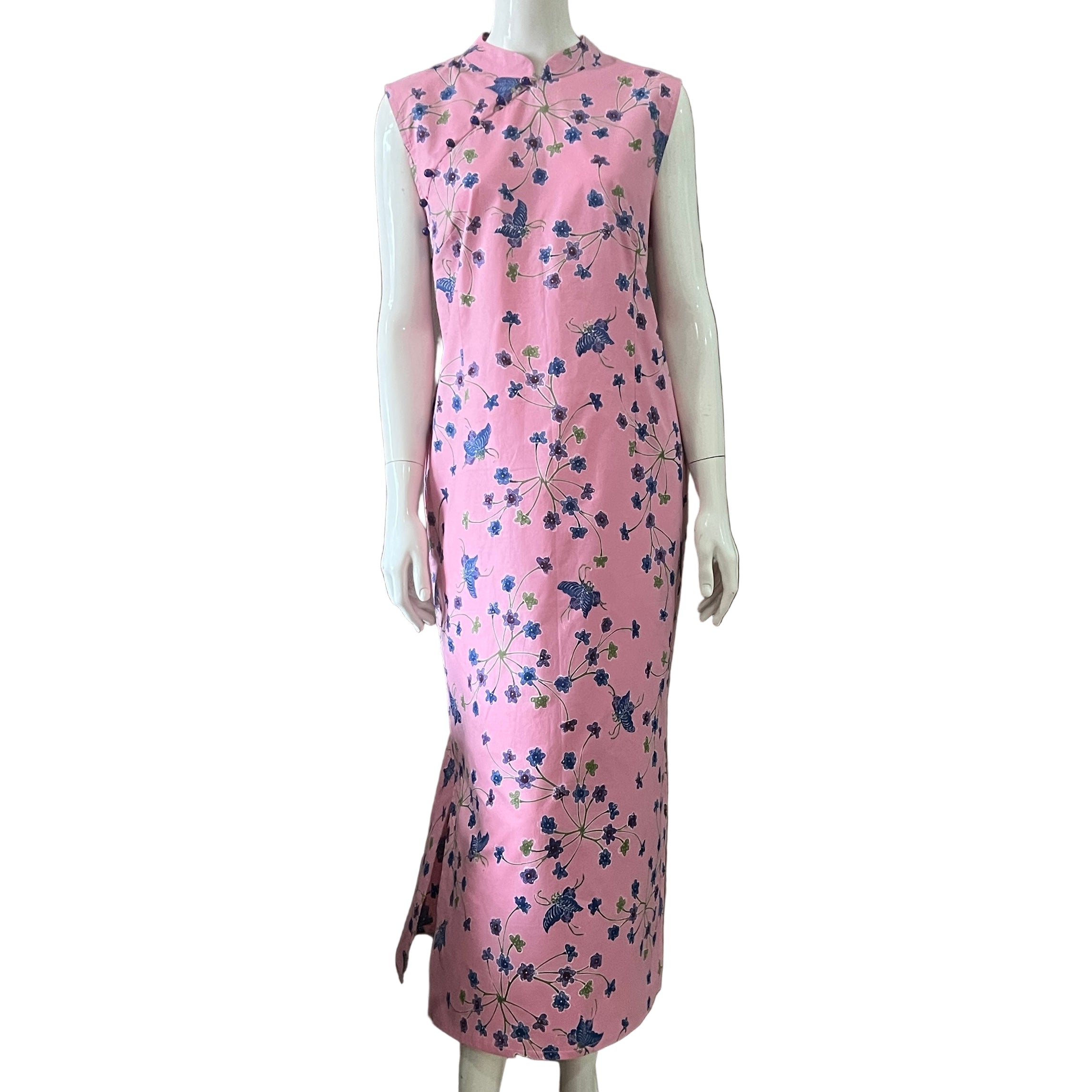 Classic Cheongsam Maxi Dress - XL