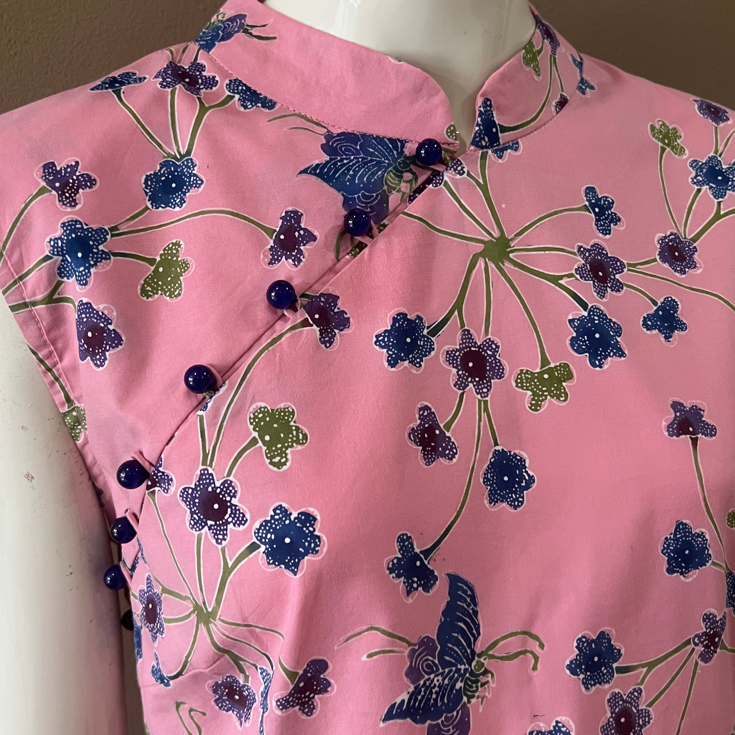 Classic Cheongsam Maxi Dress - XL