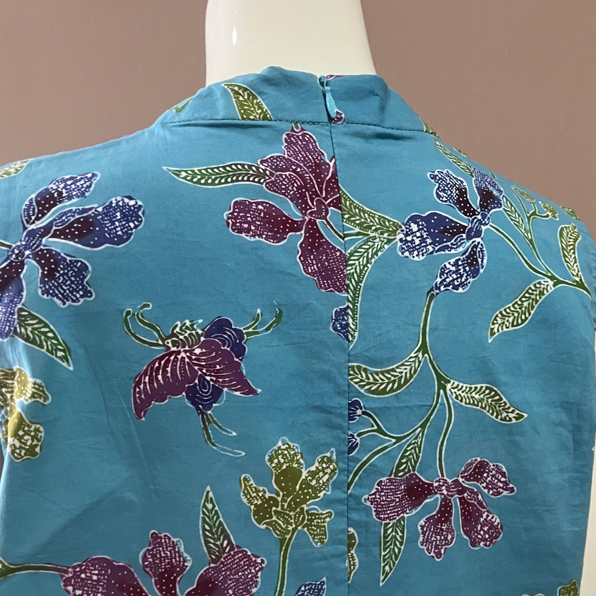 Classic Cheongsam Maxi Dress - L