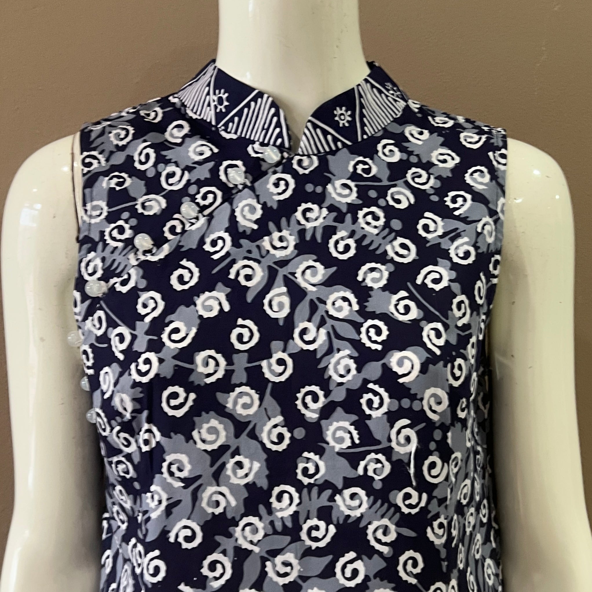 Classic Cheongsam Maxi Dress - XS