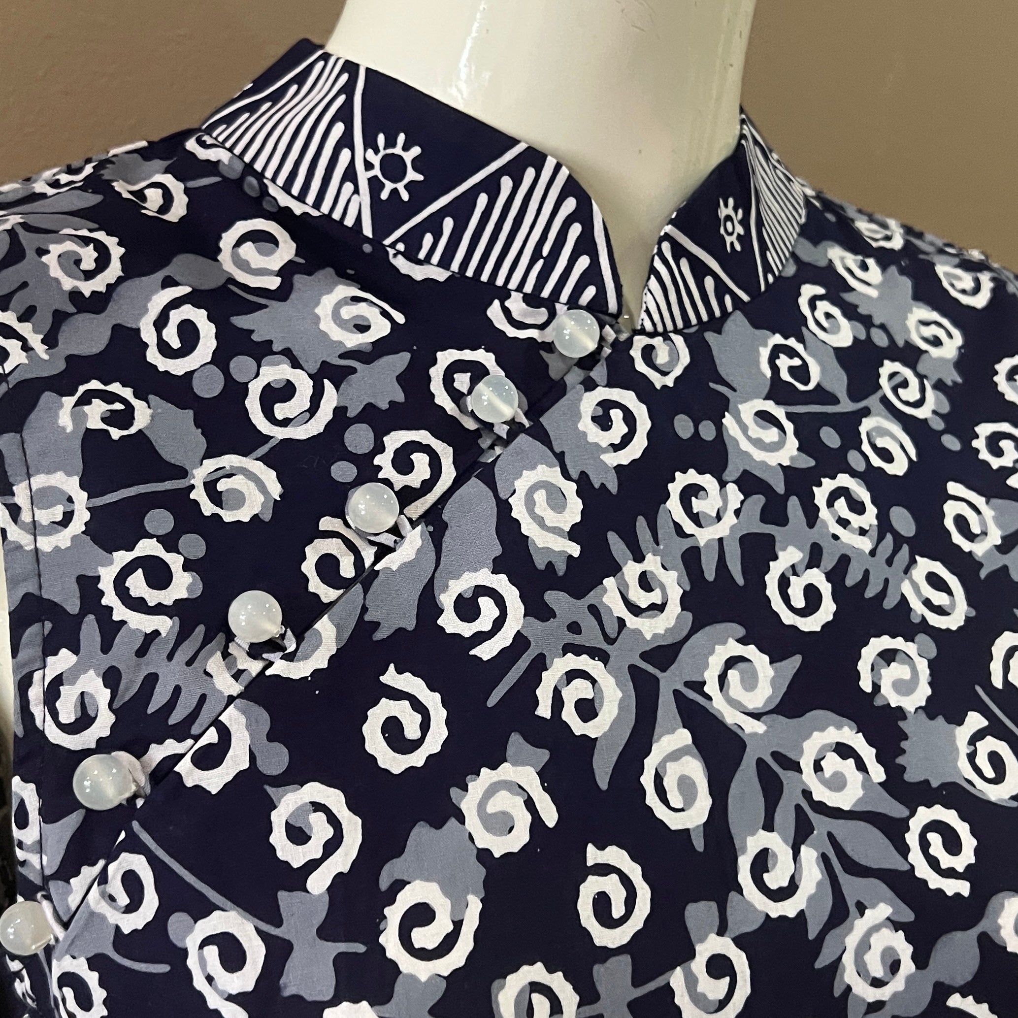 Classic Cheongsam Maxi Dress - XS