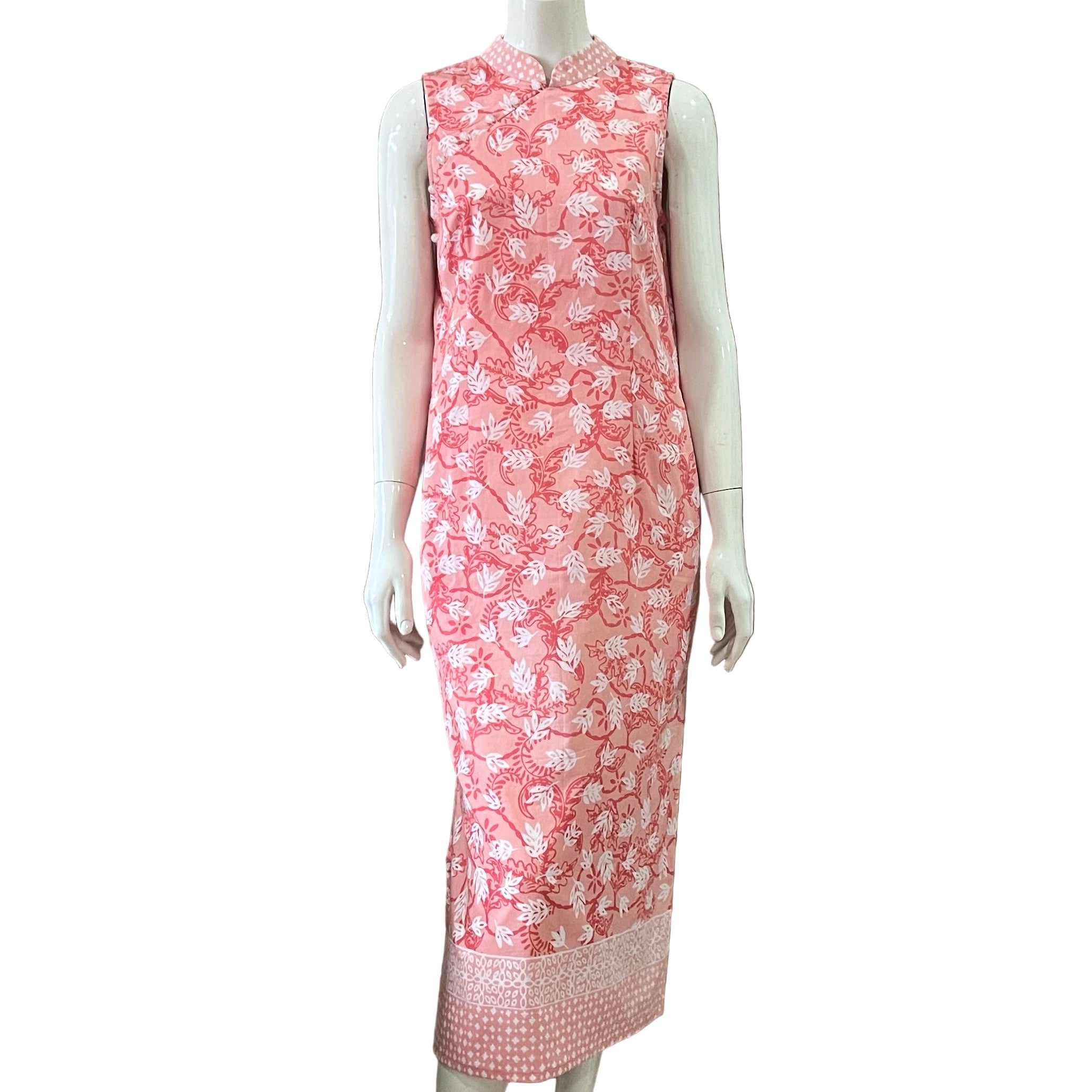 Classic Cheongsam Maxi Dress - XS