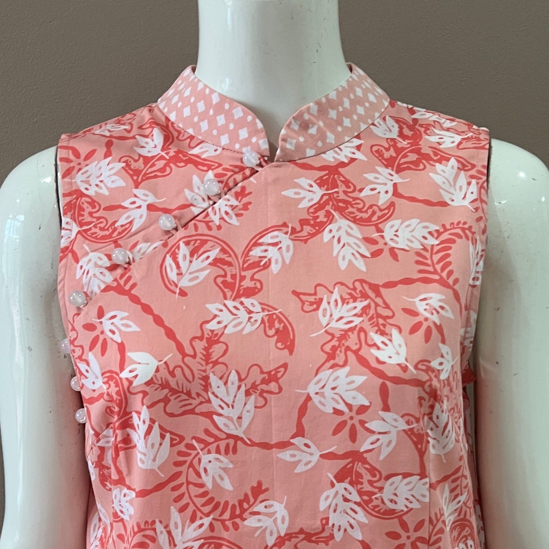 Classic Cheongsam Maxi Dress - XS