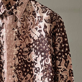 Premium Batik Tulis Select Men's Long Sleeve Shirt - XL