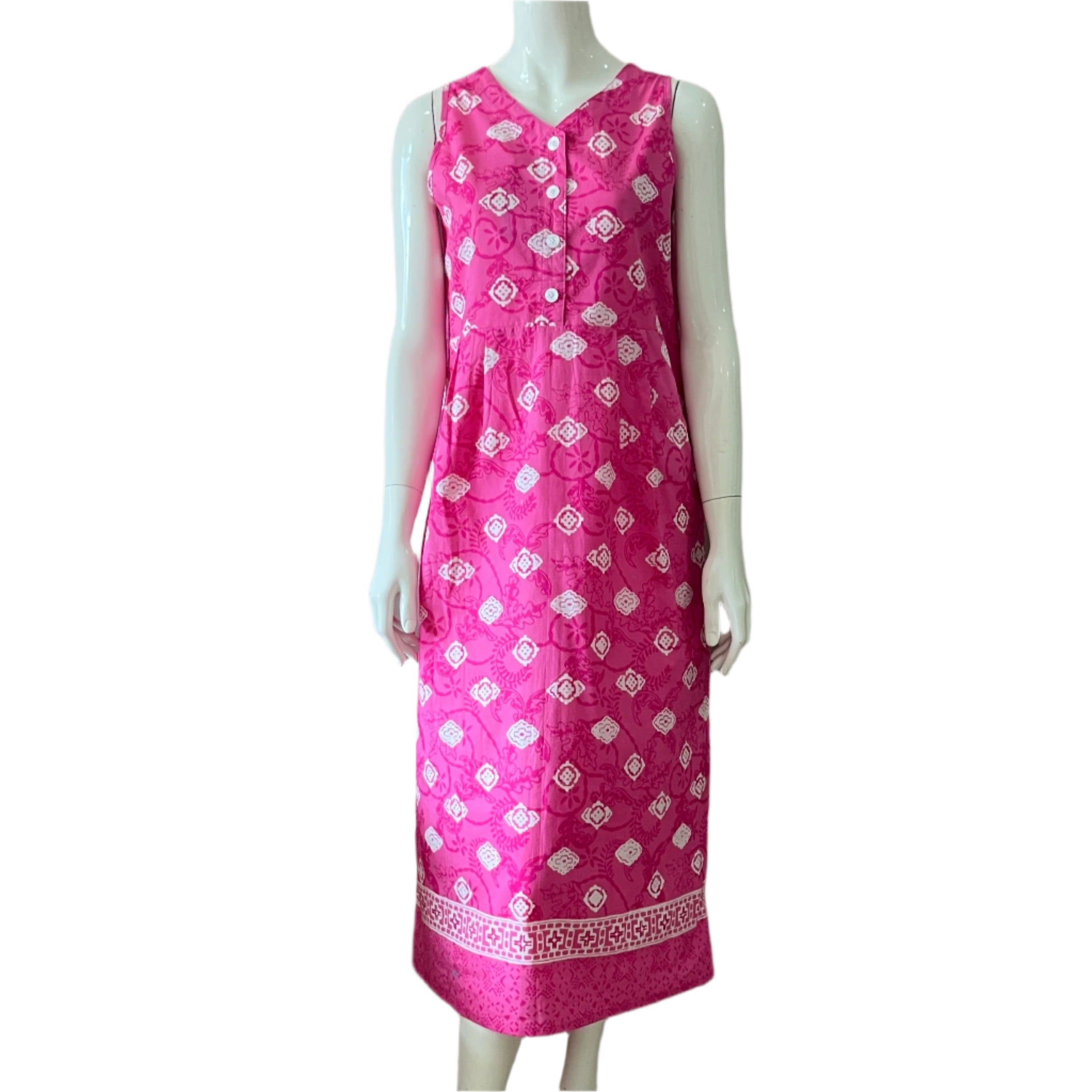 Reversible Batik Maxi Dress - XS