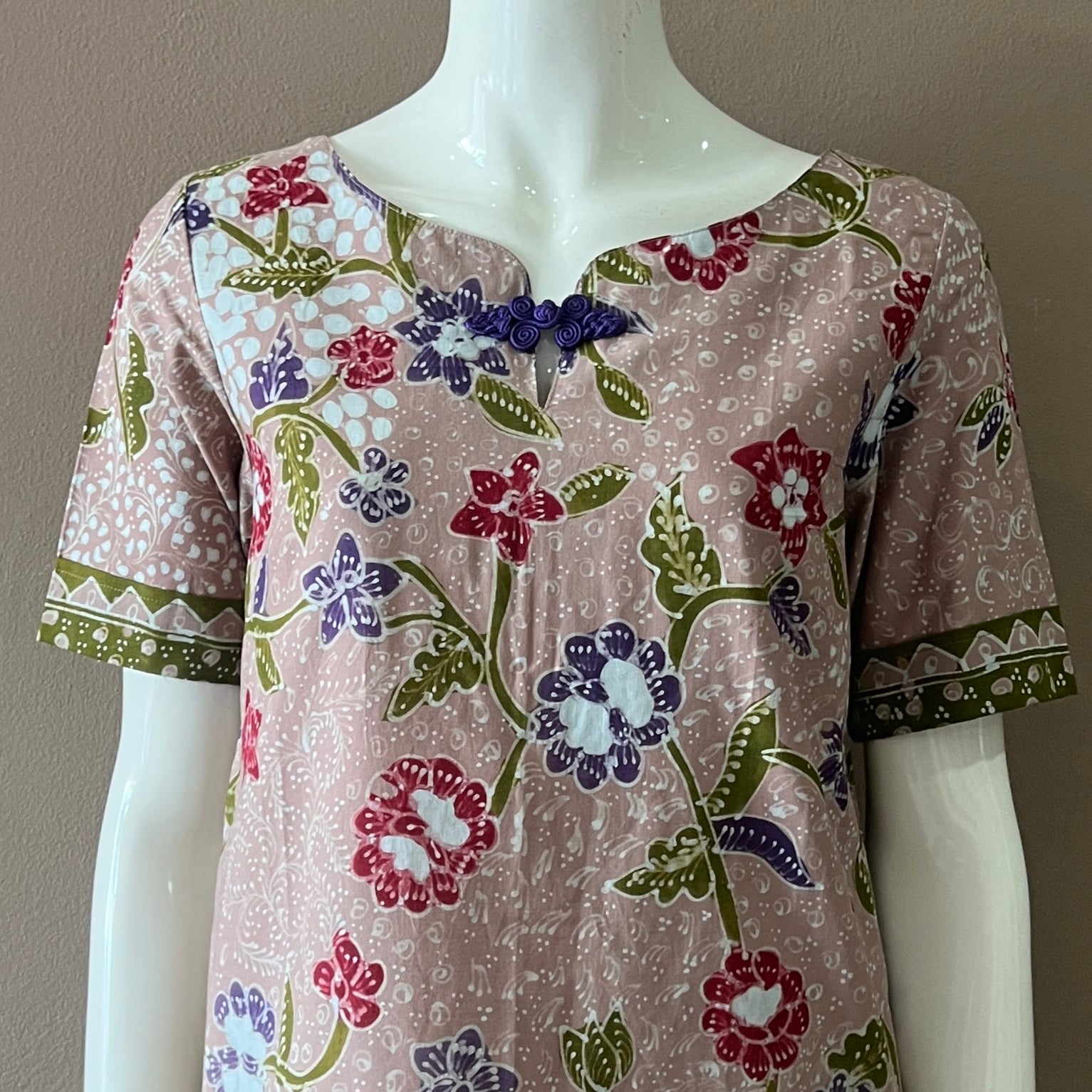 Batik Tulis Classic Pankou Dress - XS