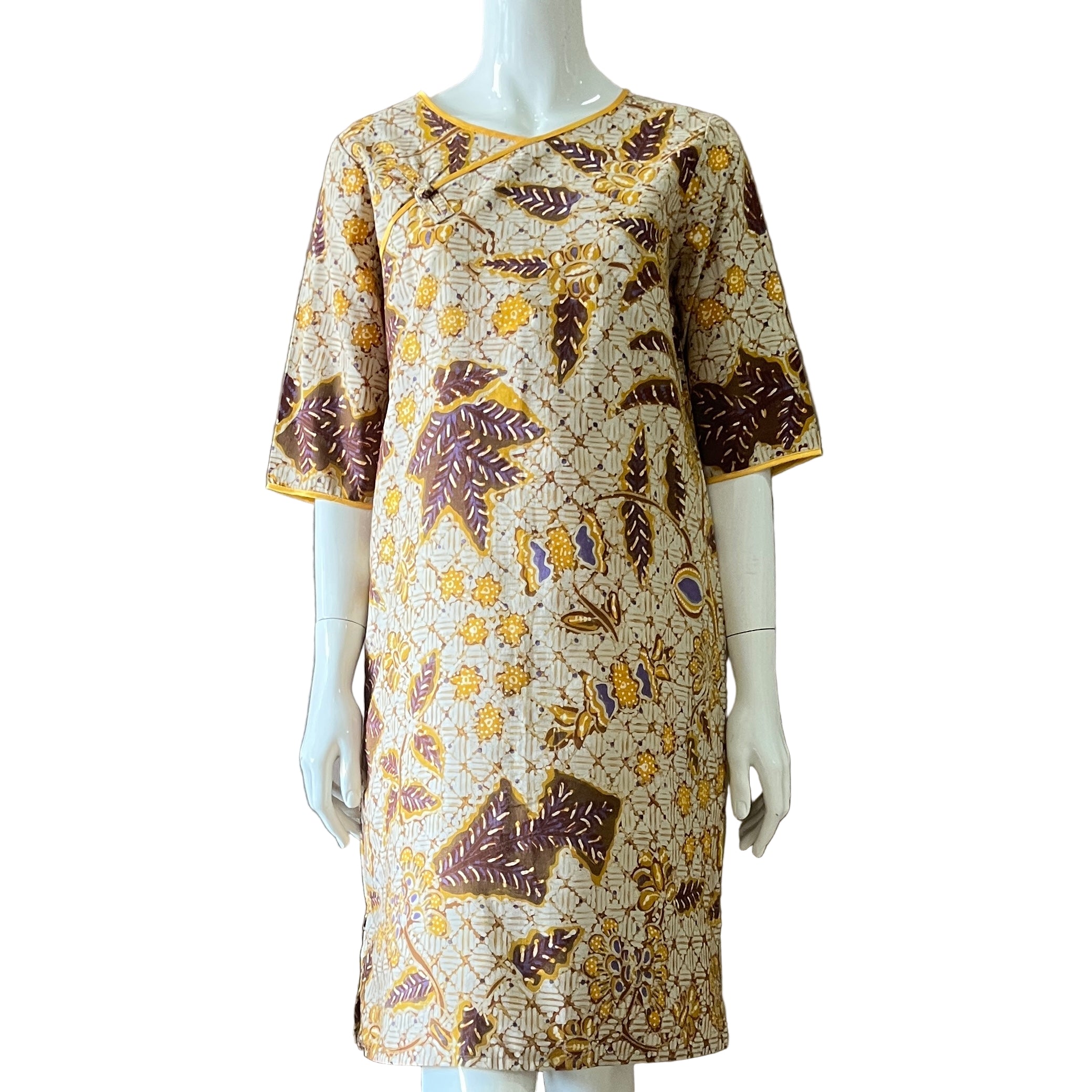 Classic Pankou 3/4 SleeveDress - S