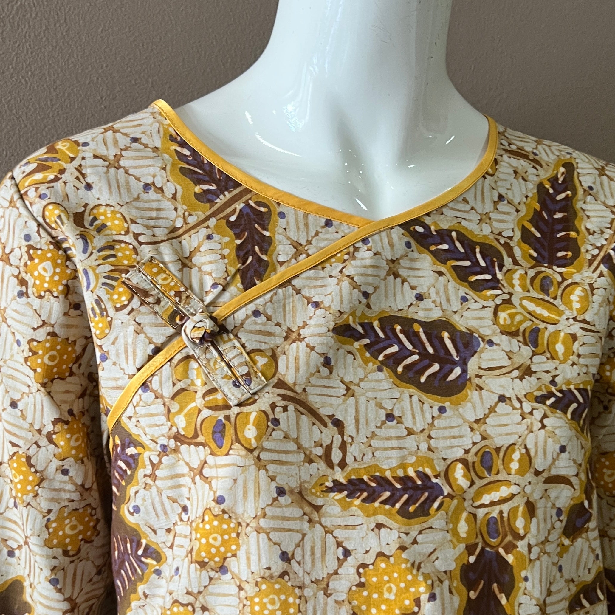 Classic Pankou 3/4 SleeveDress - S