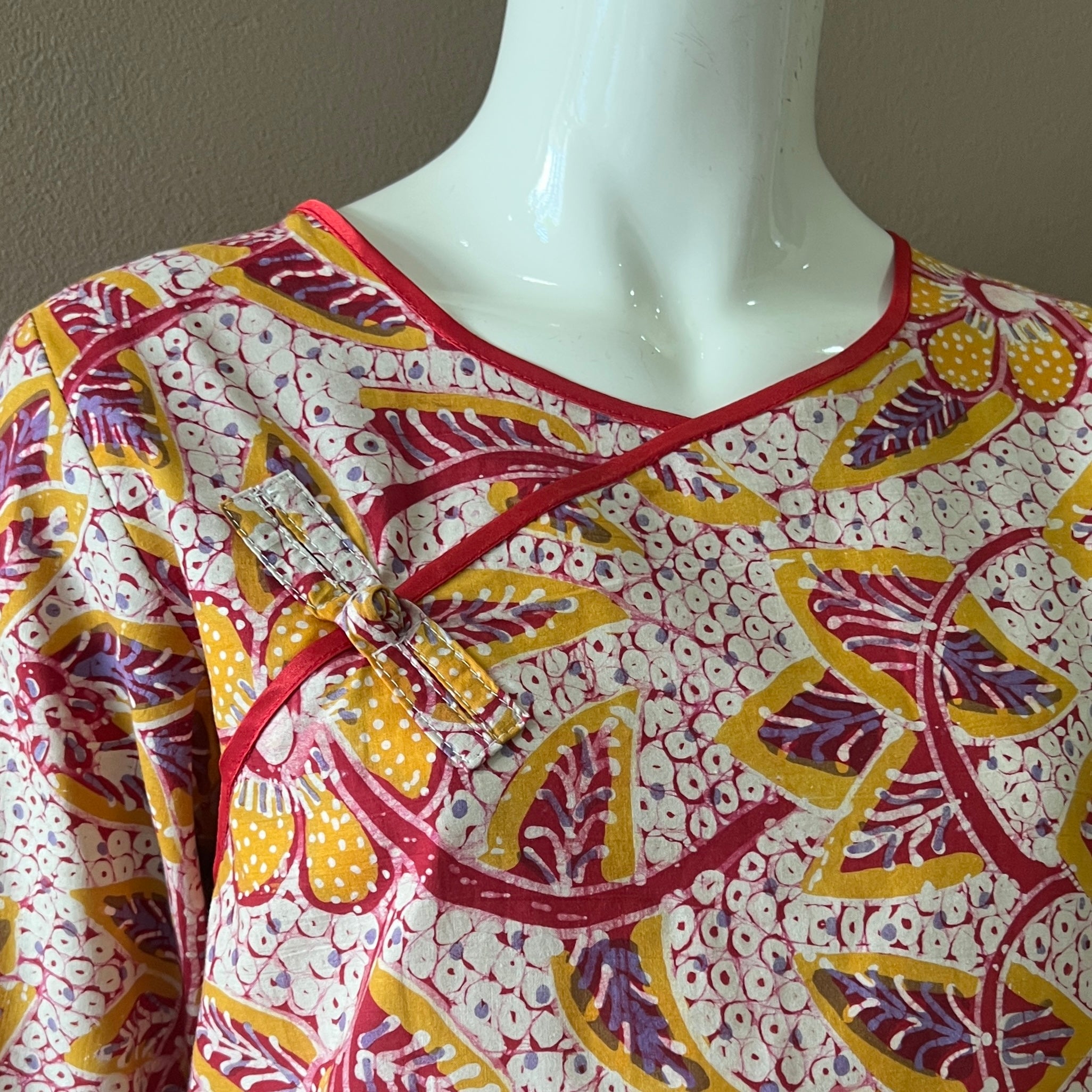 Classic Pankou 3/4 SleeveDress - S