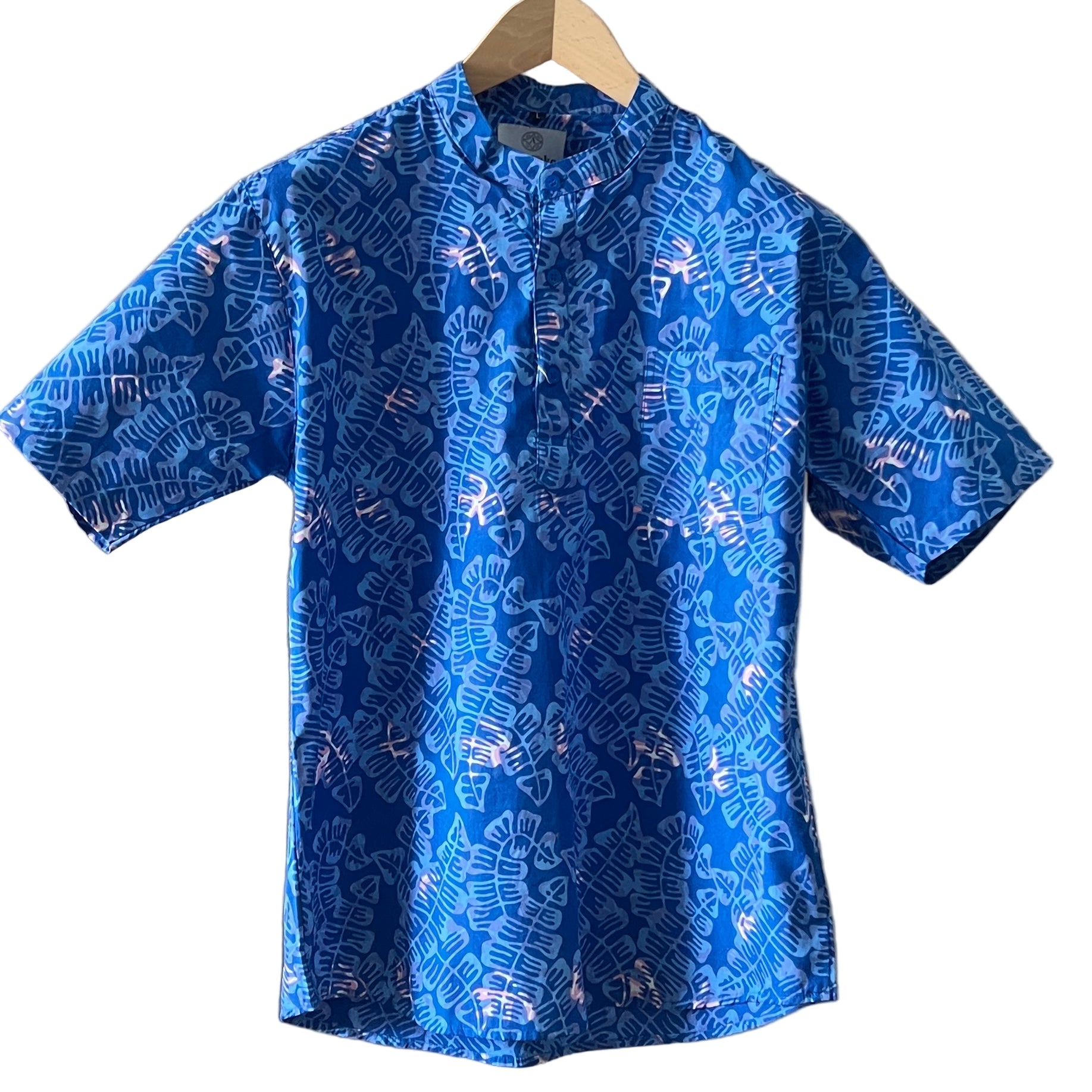Batik Men's Mandarin Collar Shirt